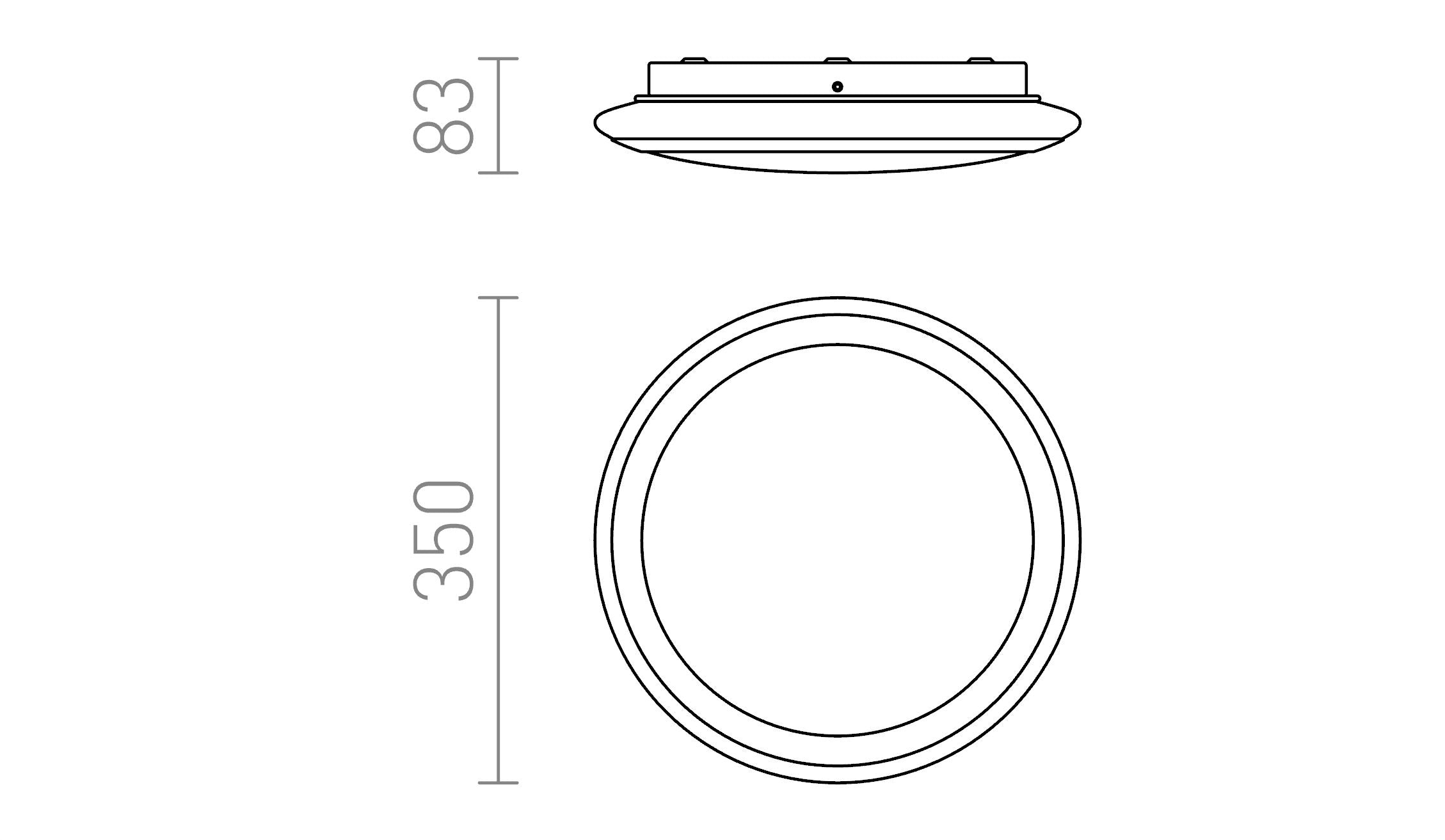 AREA 35 2D ceiling - Product sketch