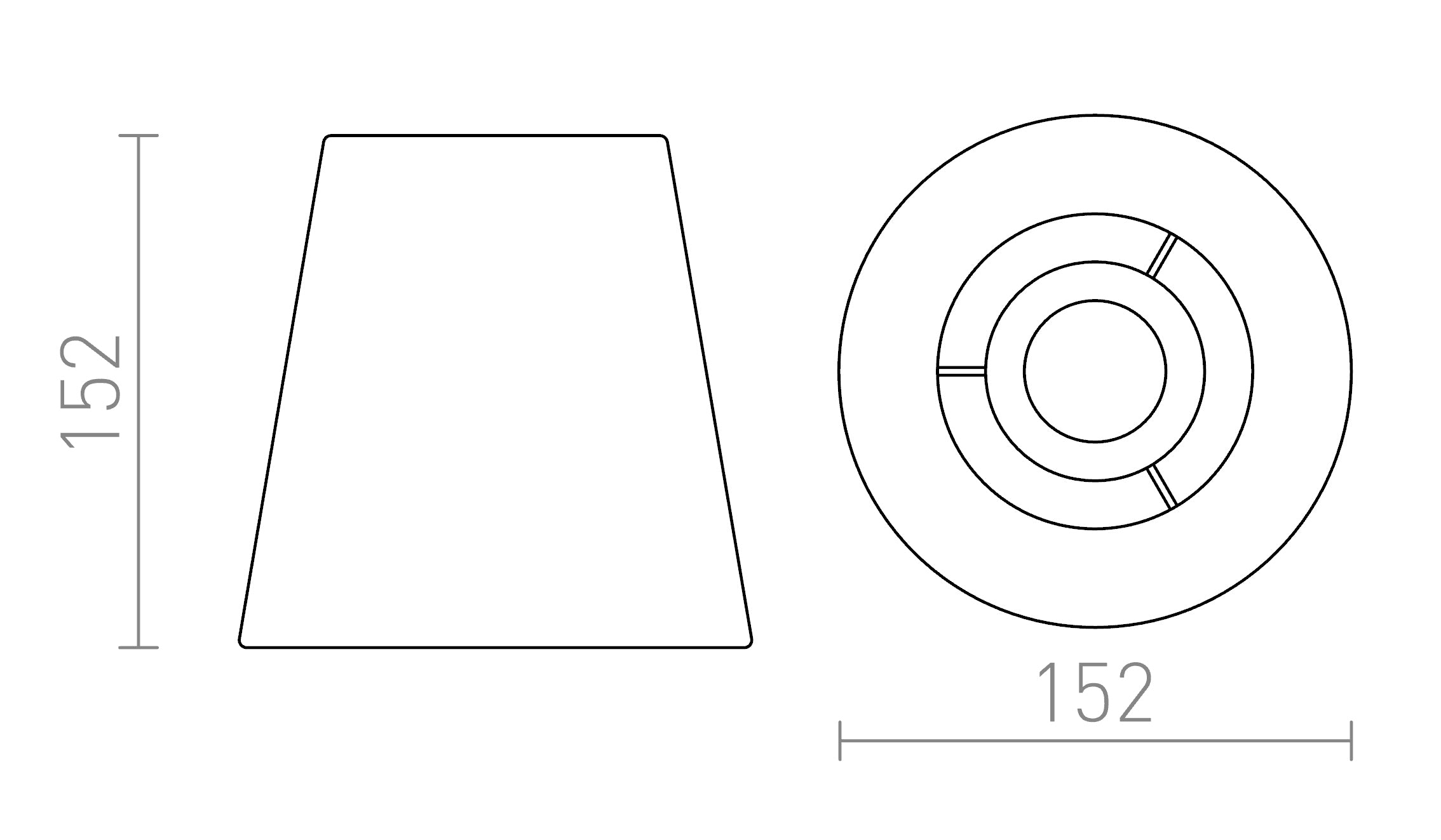 CONNY 15/15 abajur - Product sketch