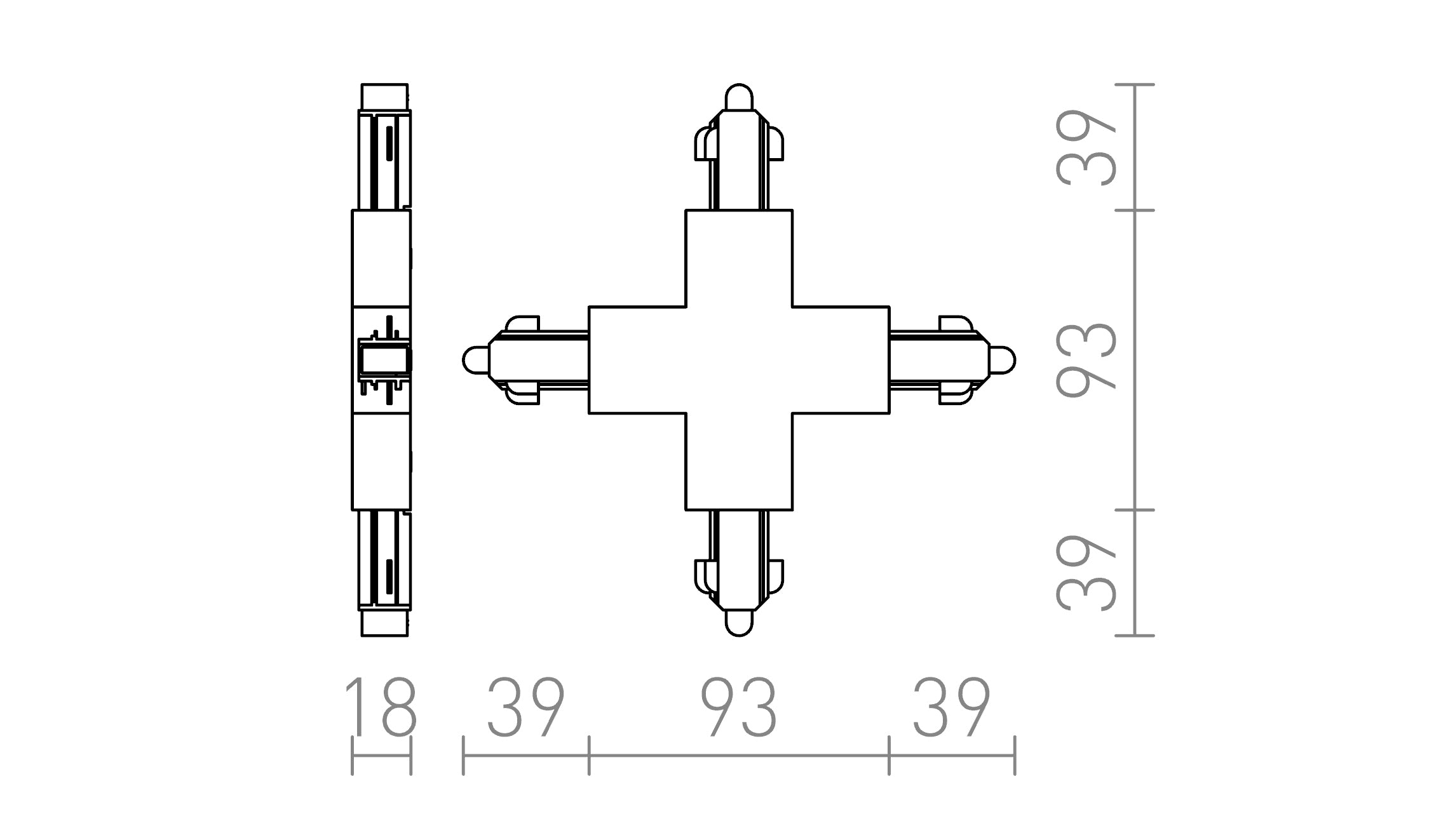 1F X connector - Product sketch