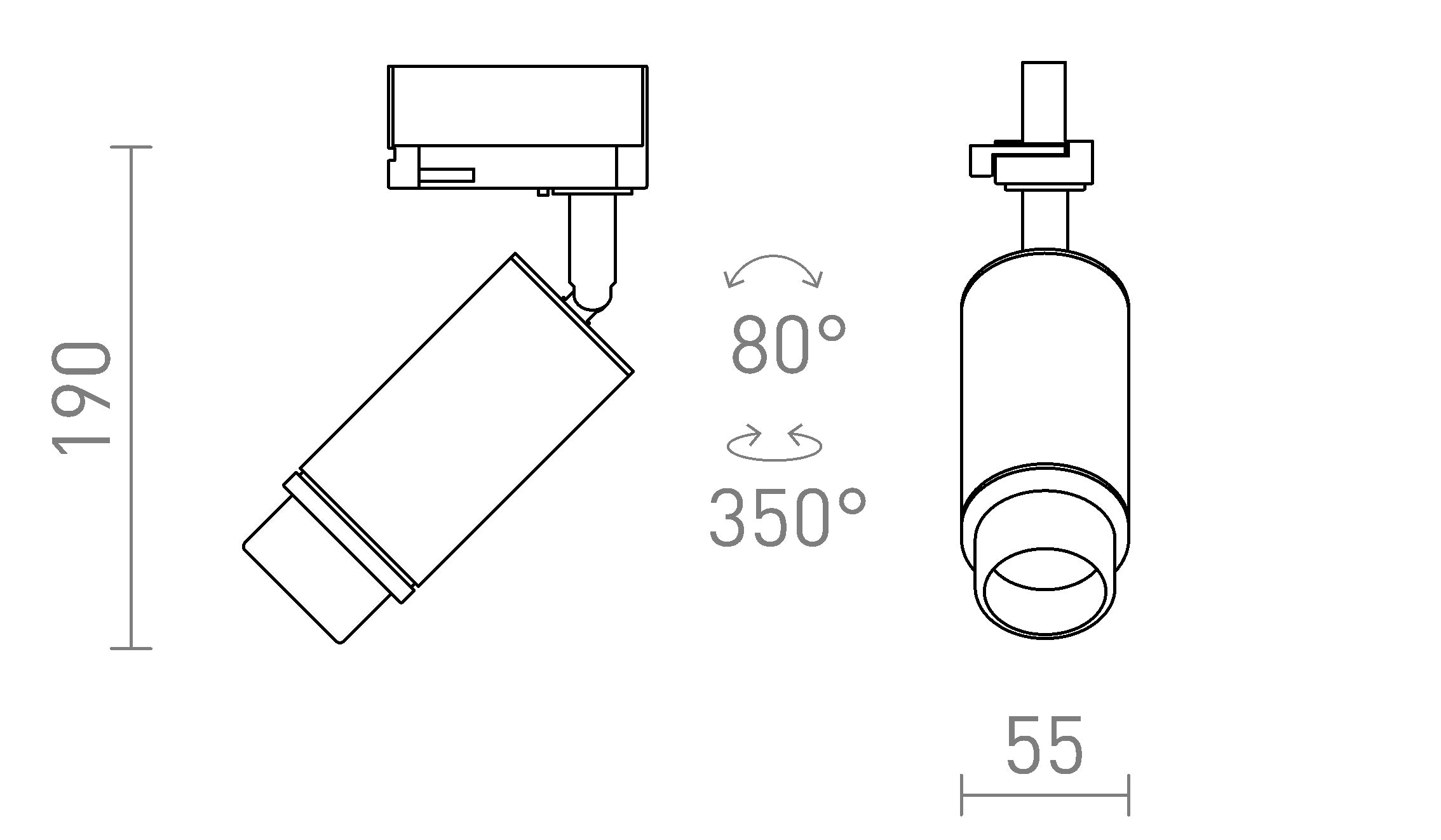 OPTIMUS for 3-circuit tracks - Product sketch