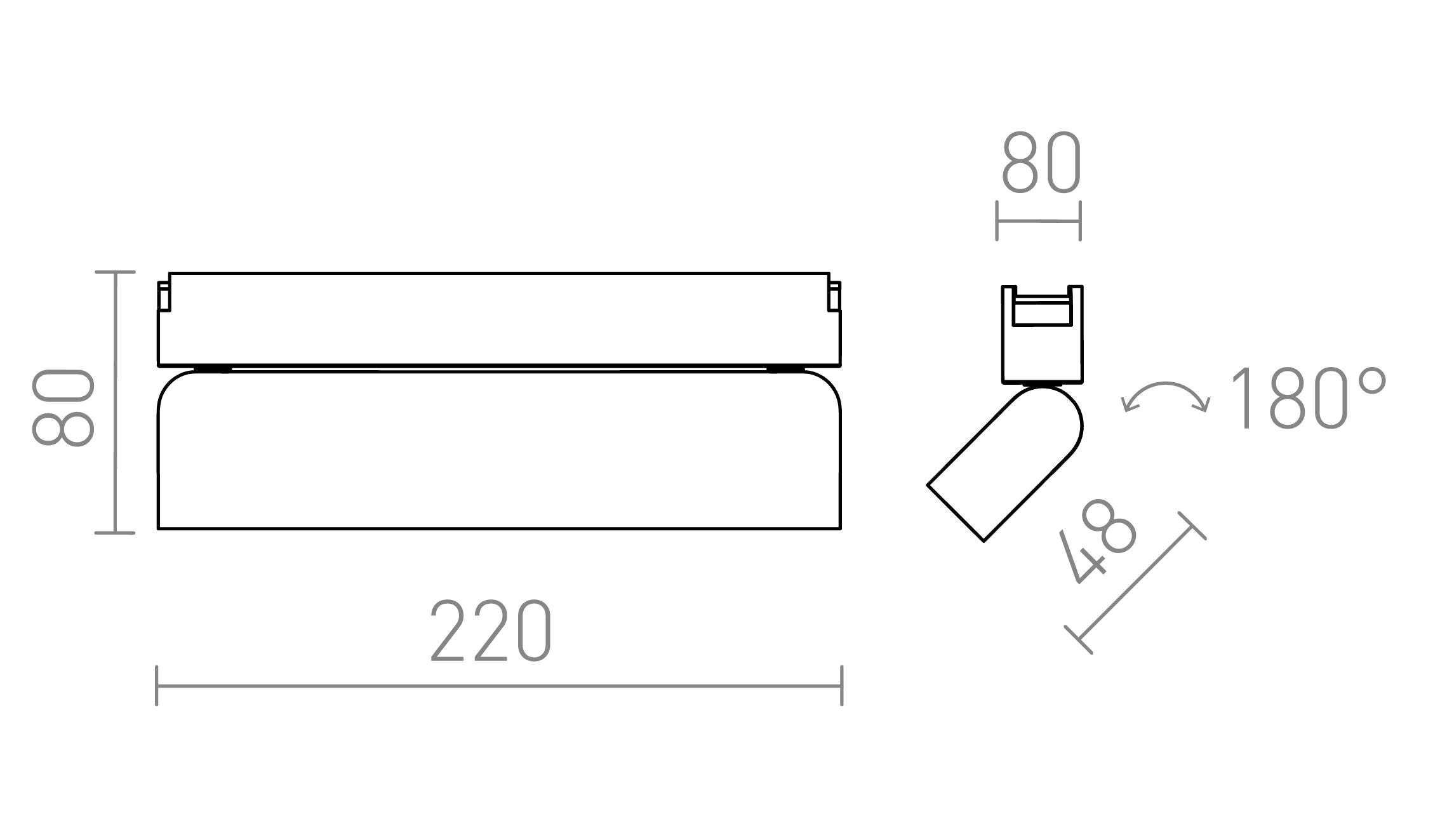 OXONIA 22 z nagibno funkcijo za sistem VEGA/WAVE - Product sketch