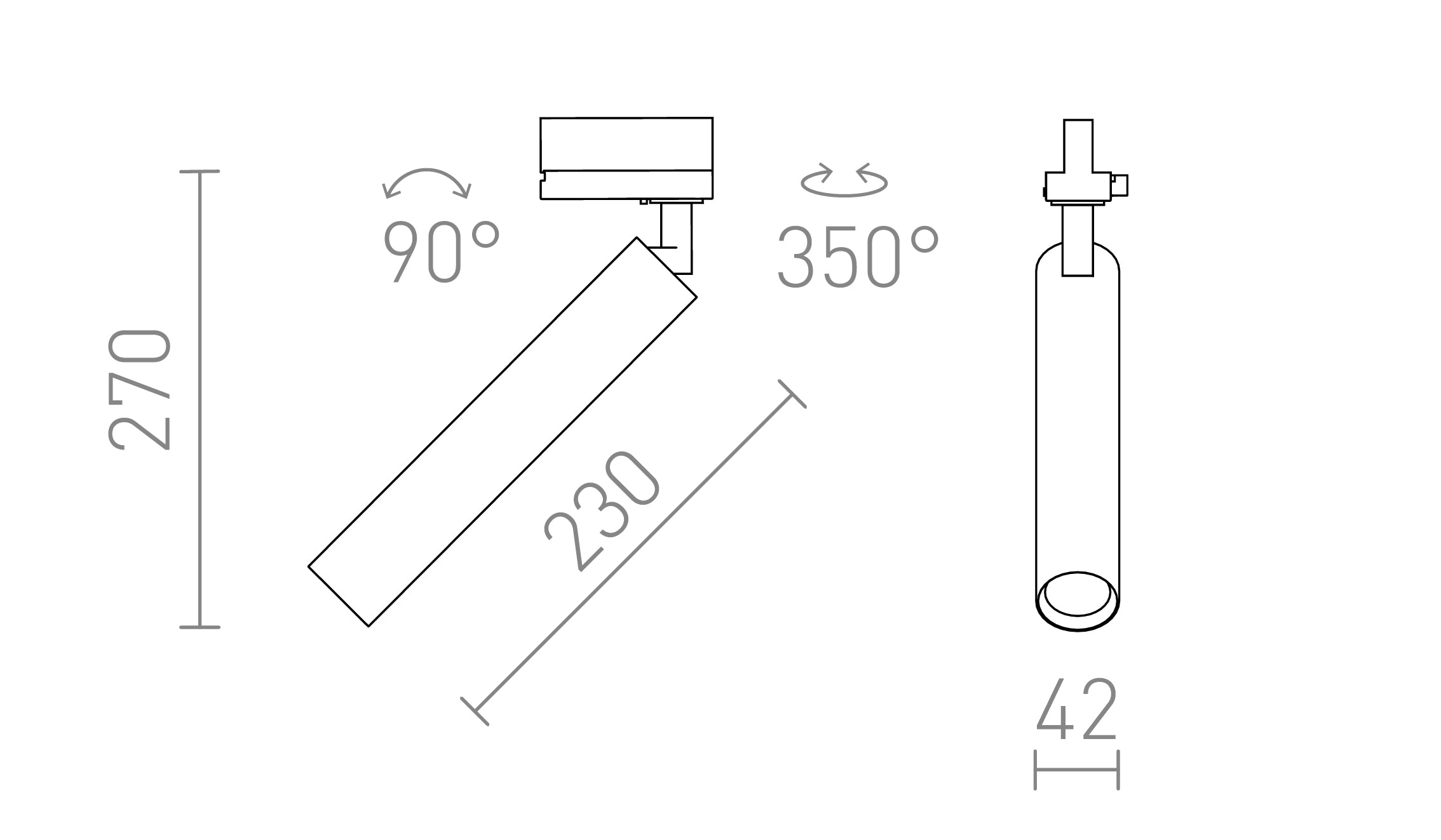 DARRIN for 3-circuit tracks - Product sketch