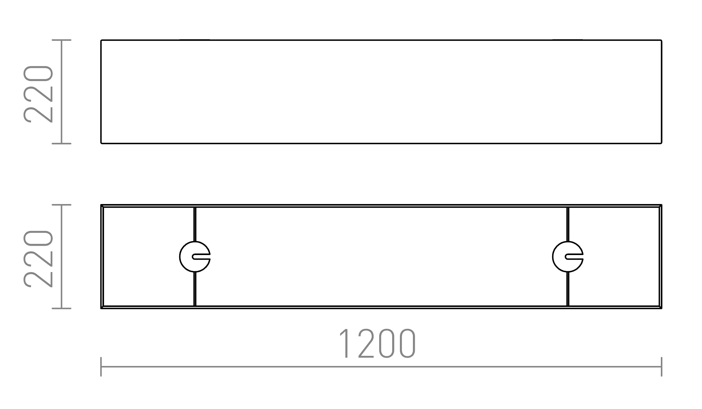 LOPE 120/22 shade - Product sketch