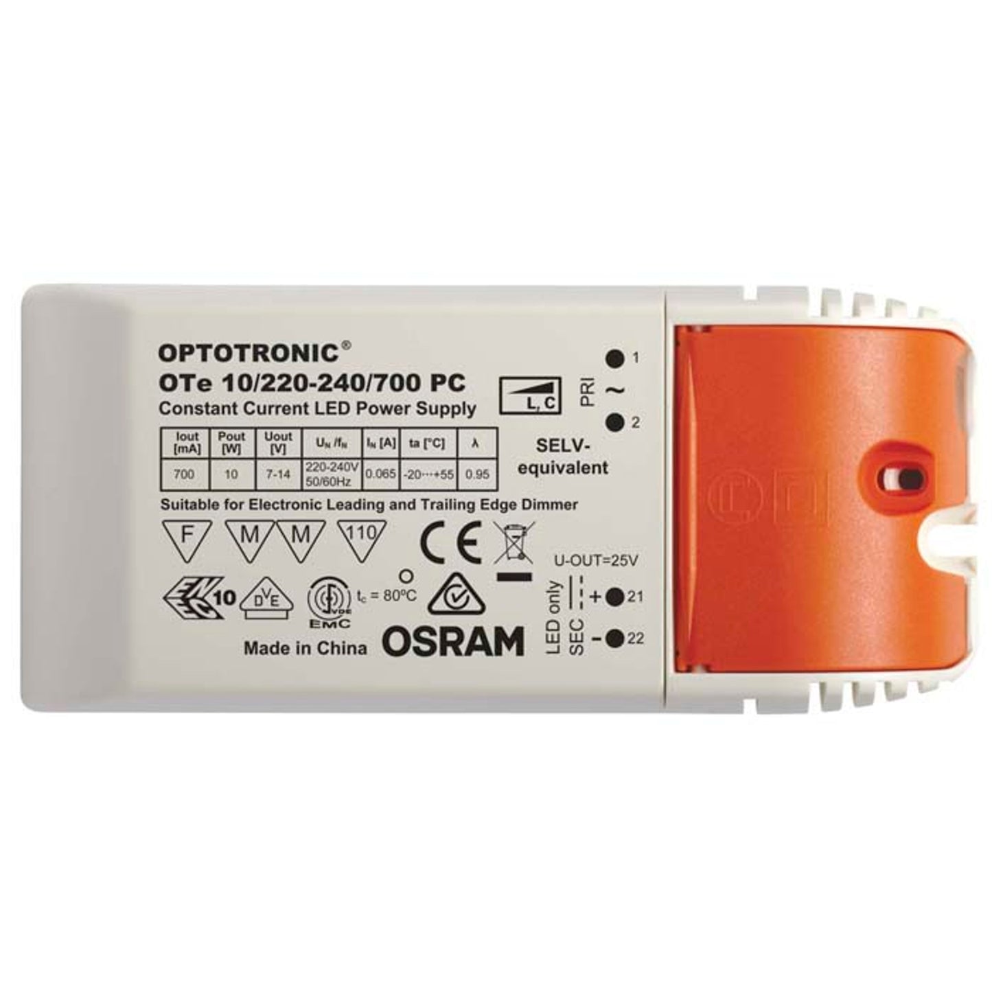RENDL lighting accessorie DRIVER LED 3x3W DIMM 700mA 10W G13009 1