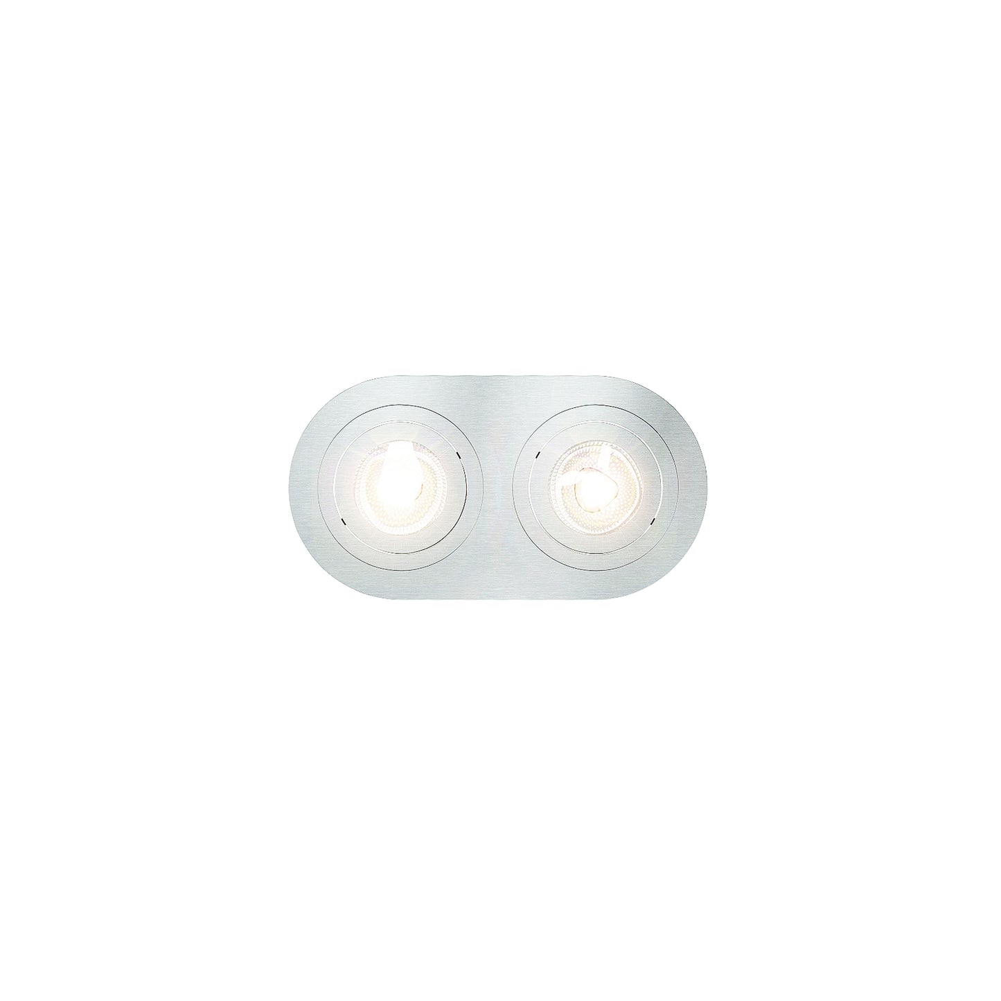 RENDL Outlet BIZZ II directional brushed aluminum 12V GU5,3 2x50W R10189 2
