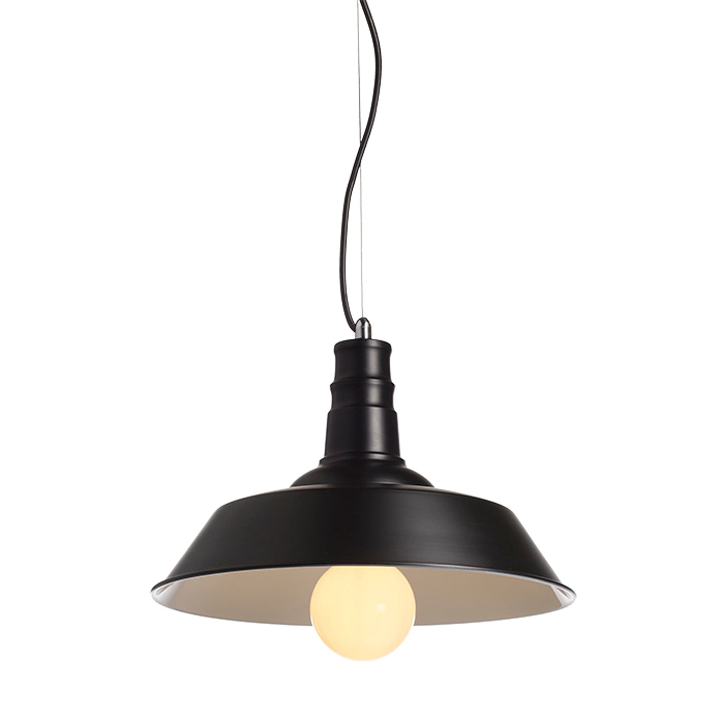 RENDL Outlet GOLDIE 36 pendant black/white 230V LED E27 30W R11688 5