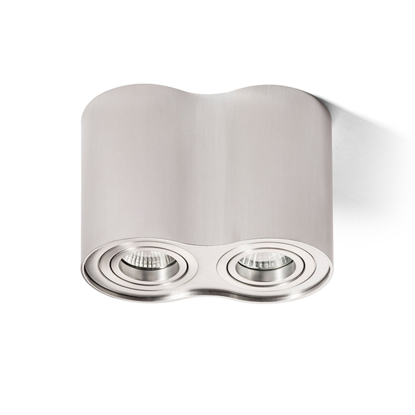 RENDL Outlet MILANO II ceiling brushed aluminum 230V GU10 2x35W R12684 1