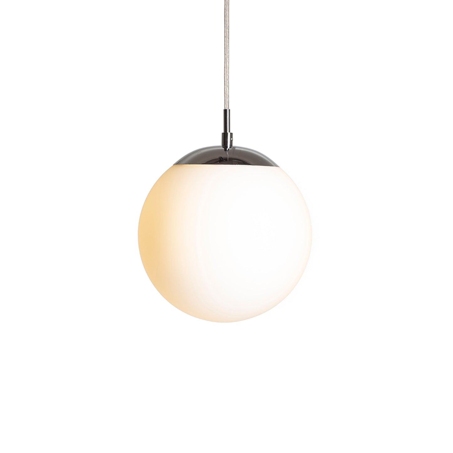 RENDL pendant lamp LUNA 20 pendant opal-colored glass/chrome 230V LED E27 11W R13745 3