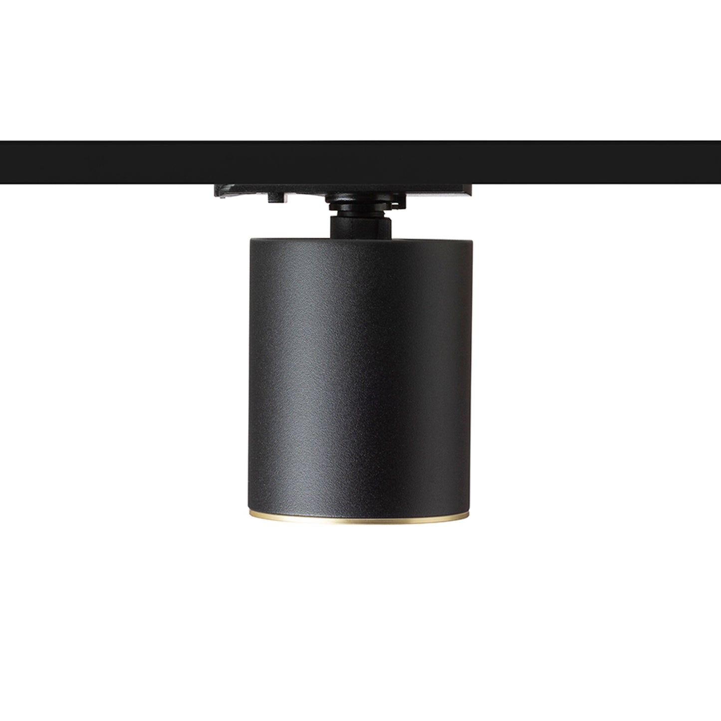 RENDL 1-circuit track system DARIO for 1-circuit tracks black brushed brass 230V LED GU10 9W R13871 2
