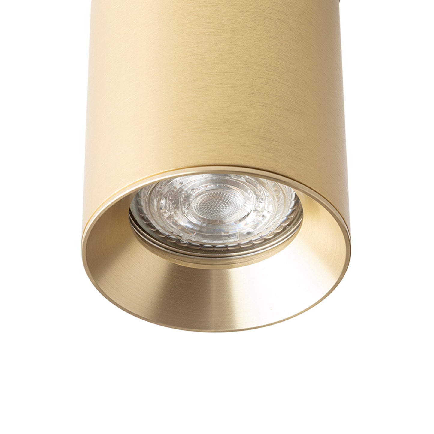 RENDL 1-circuit track system DARIO for 1-circuit tracks brushed brass 230V LED GU10 9W R13872 4