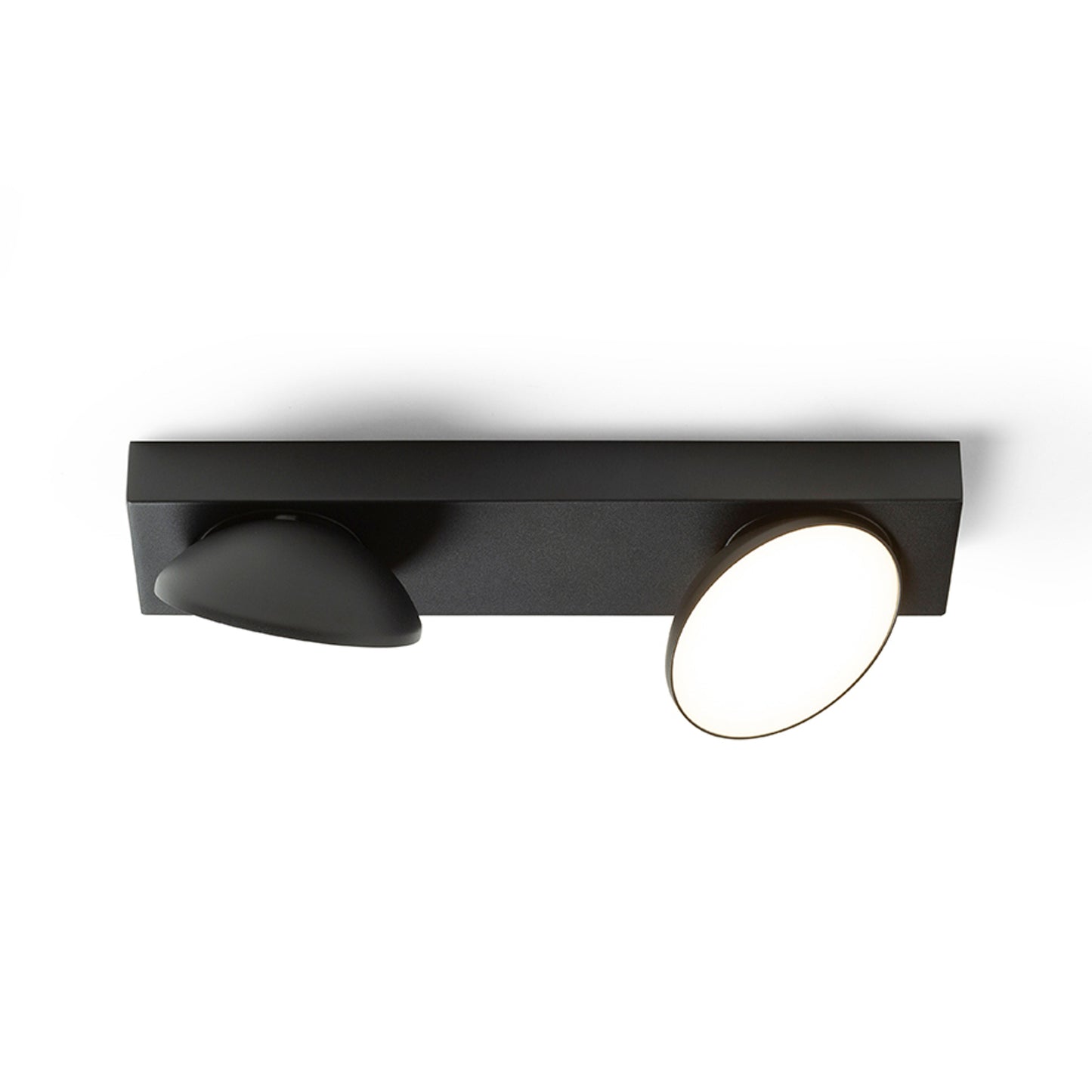 RENDL spotlight ELISEO II surface mounted black 230V LED 2x5W 3000K R13917 2