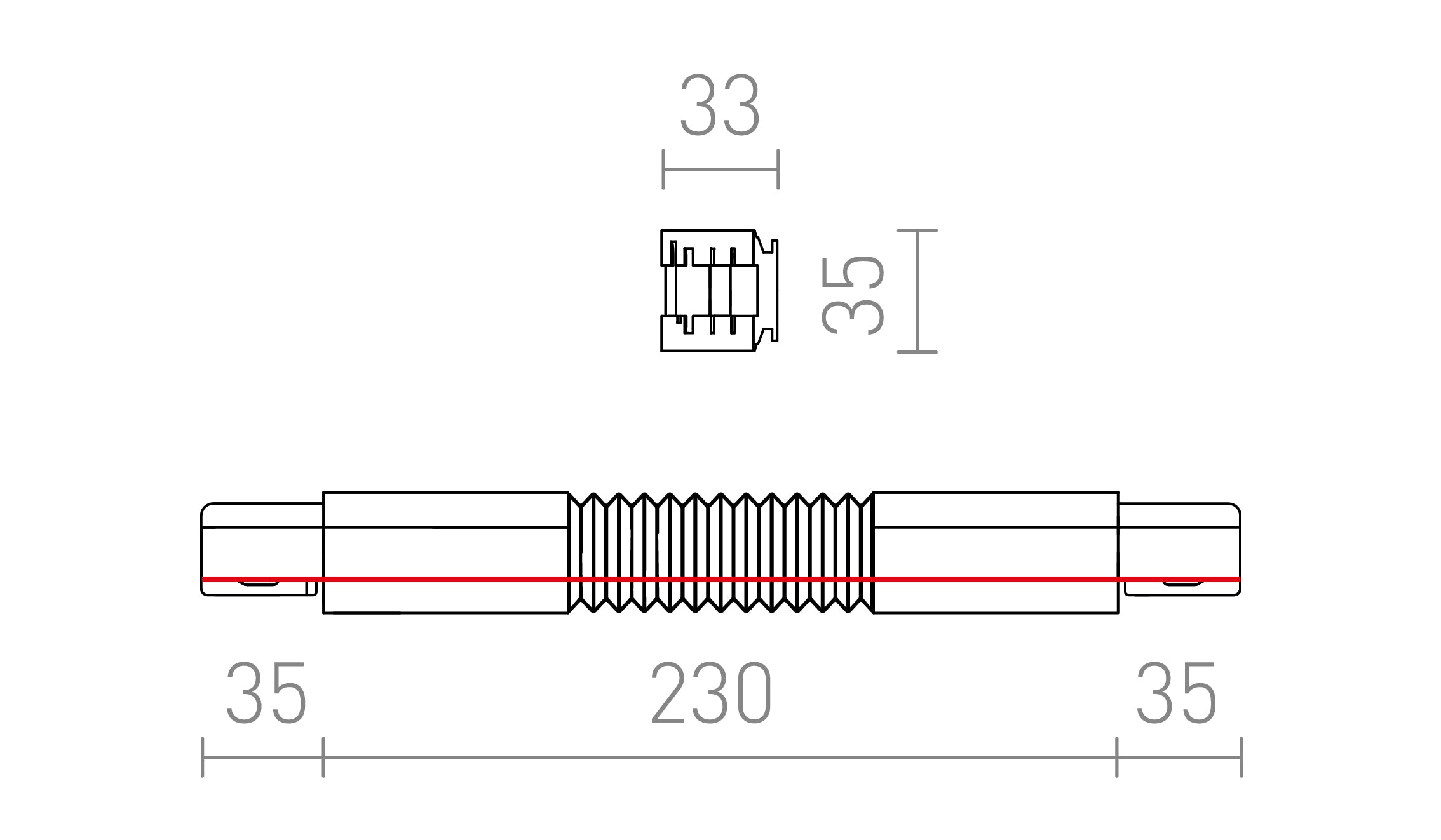 EUTRAC FLEXIBLE JOINT - Product sketch
