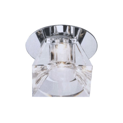 RENDL Outlet CRYSTAL LED III recessed clear glass/chrome 350mA LED 1W 120° 4000K 114531 1