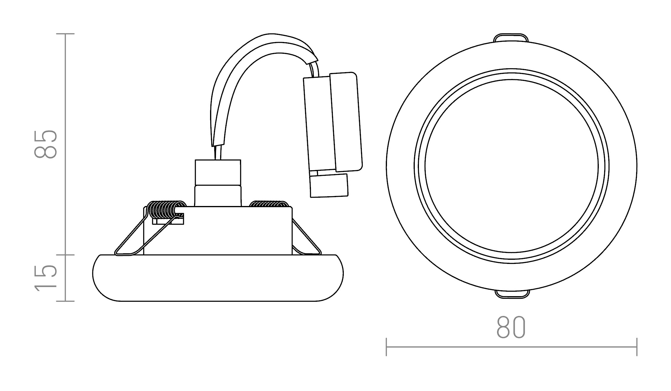 ESTA GU10 - Product sketch