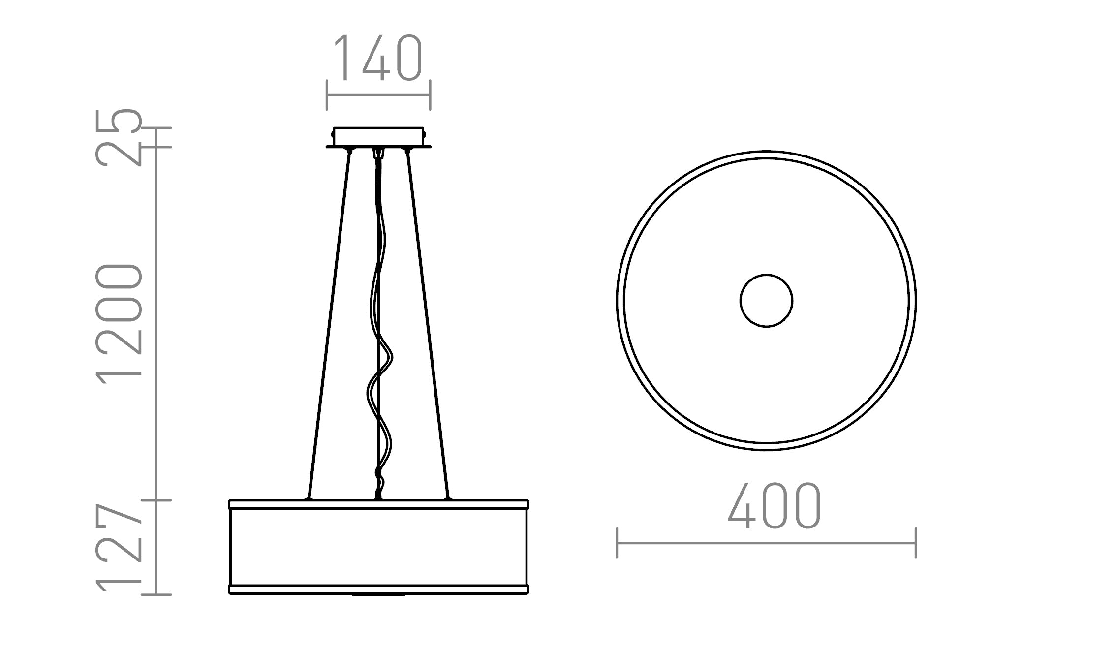 CASSABLANCA PENDANT - Product sketch