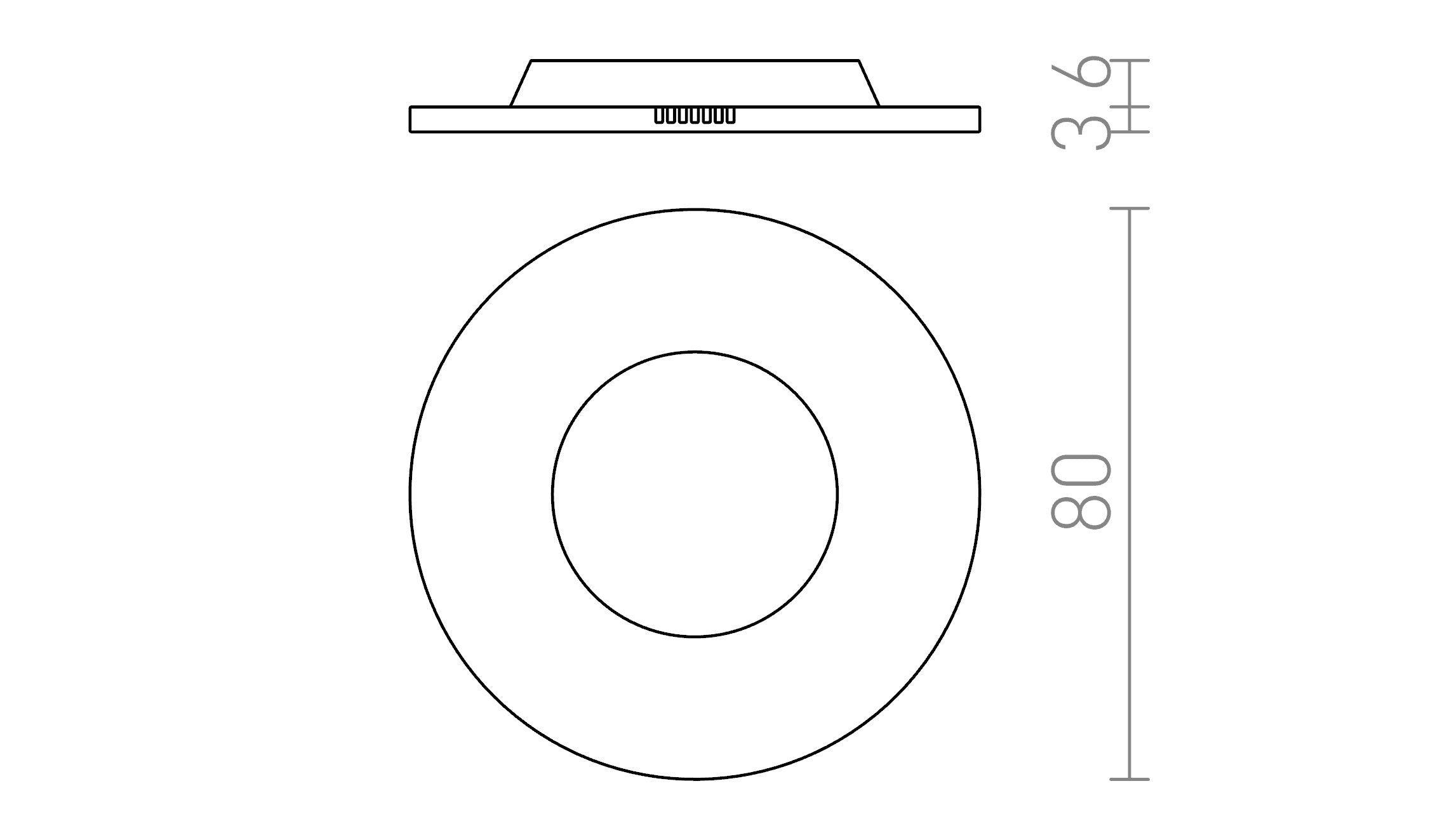 RINO DECORATIVE FRAME - Product sketch