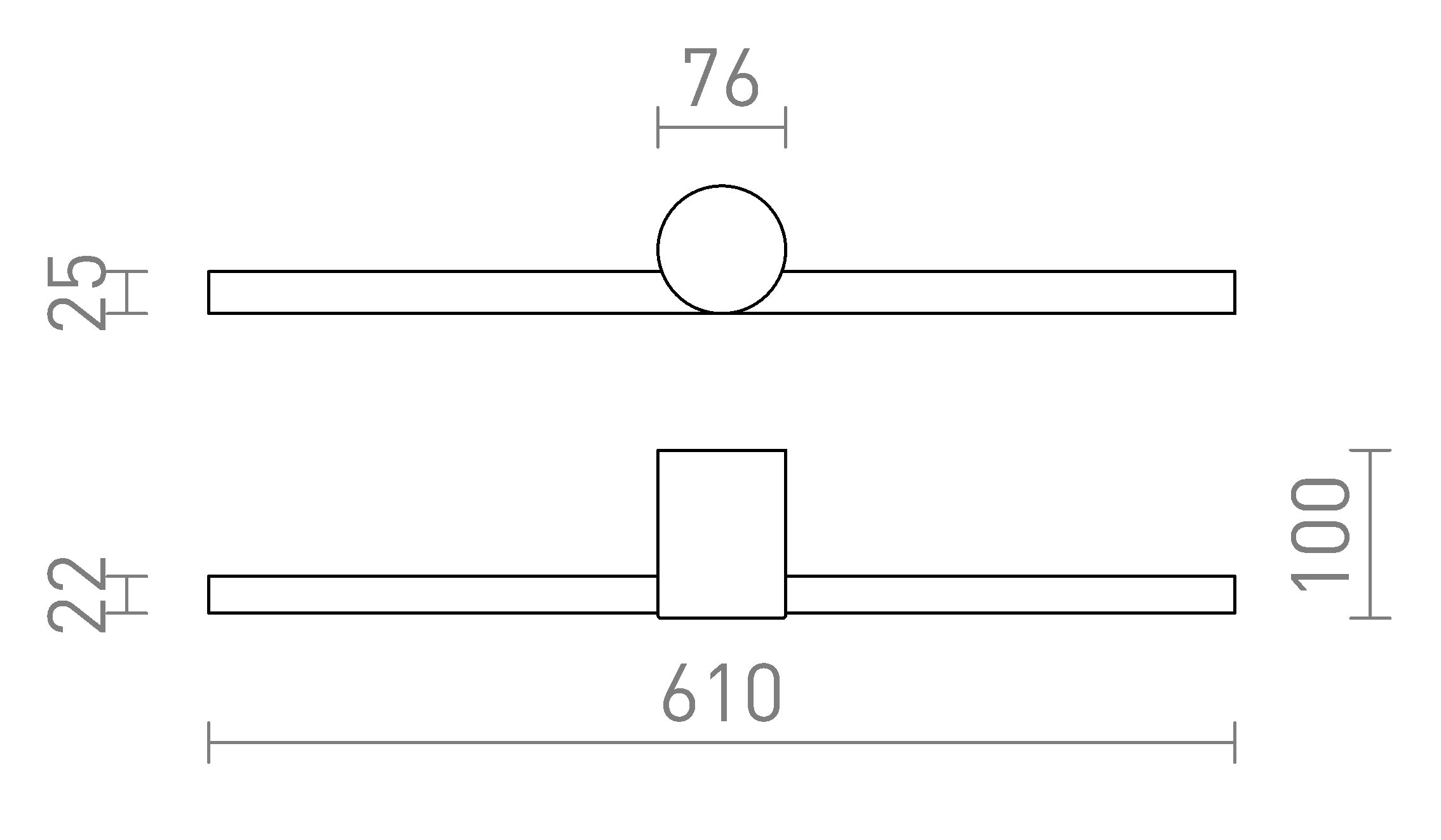LUISA 60 - Product sketch