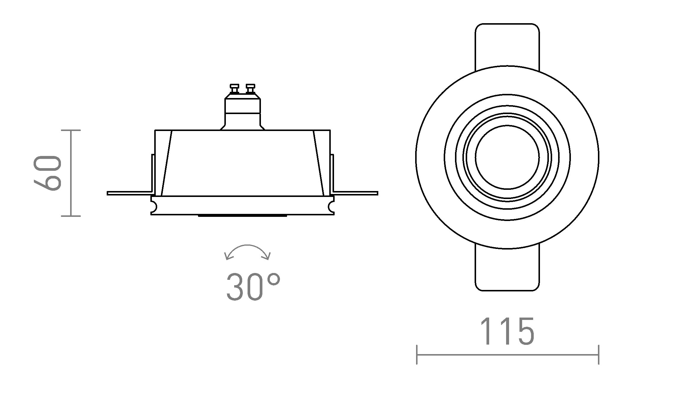 DAYTONA WITH TILT-FUNCTION - Product sketch