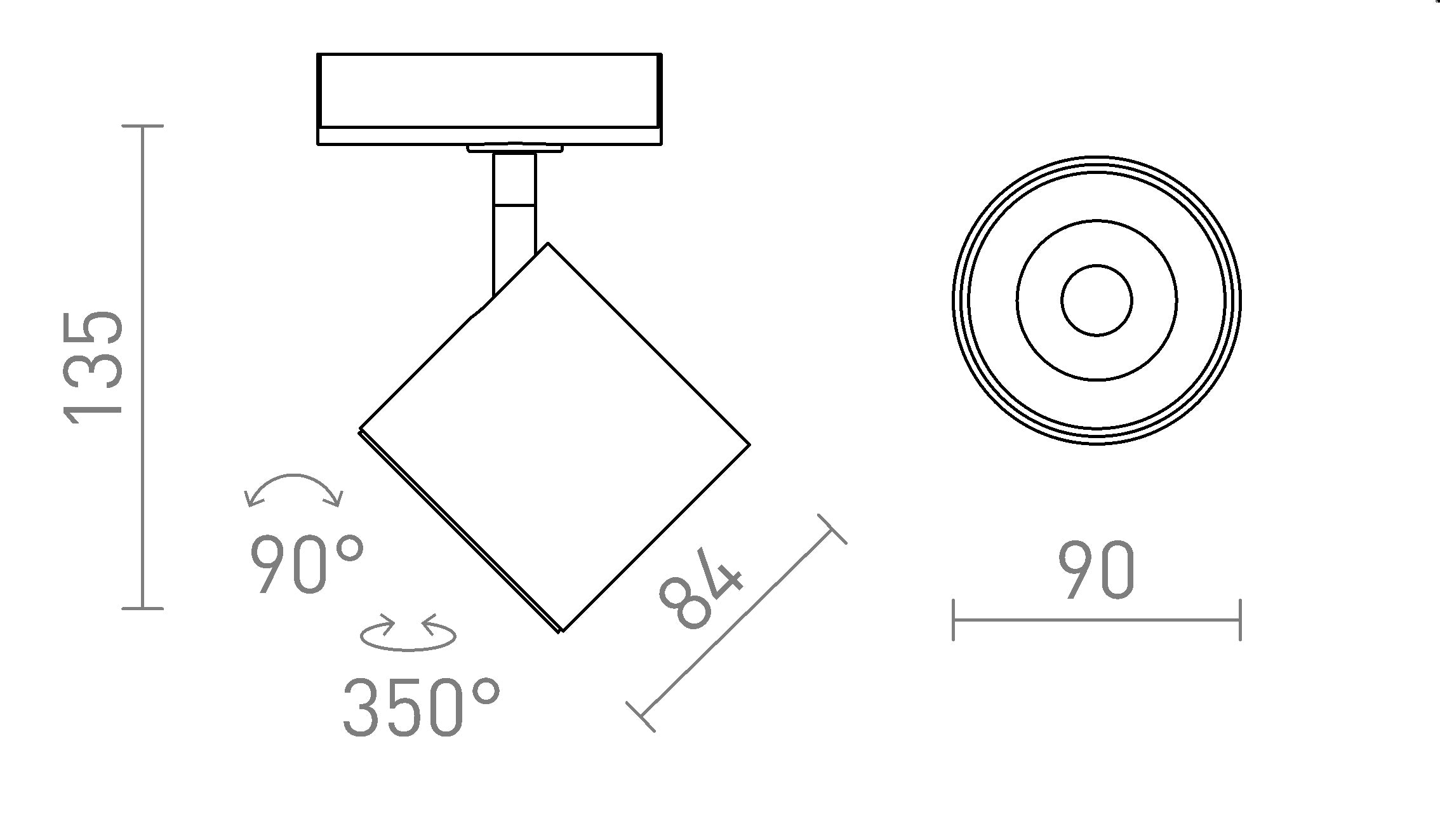 IRIS 9 FOR 1-CIRCUIT TRACKS - Product sketch