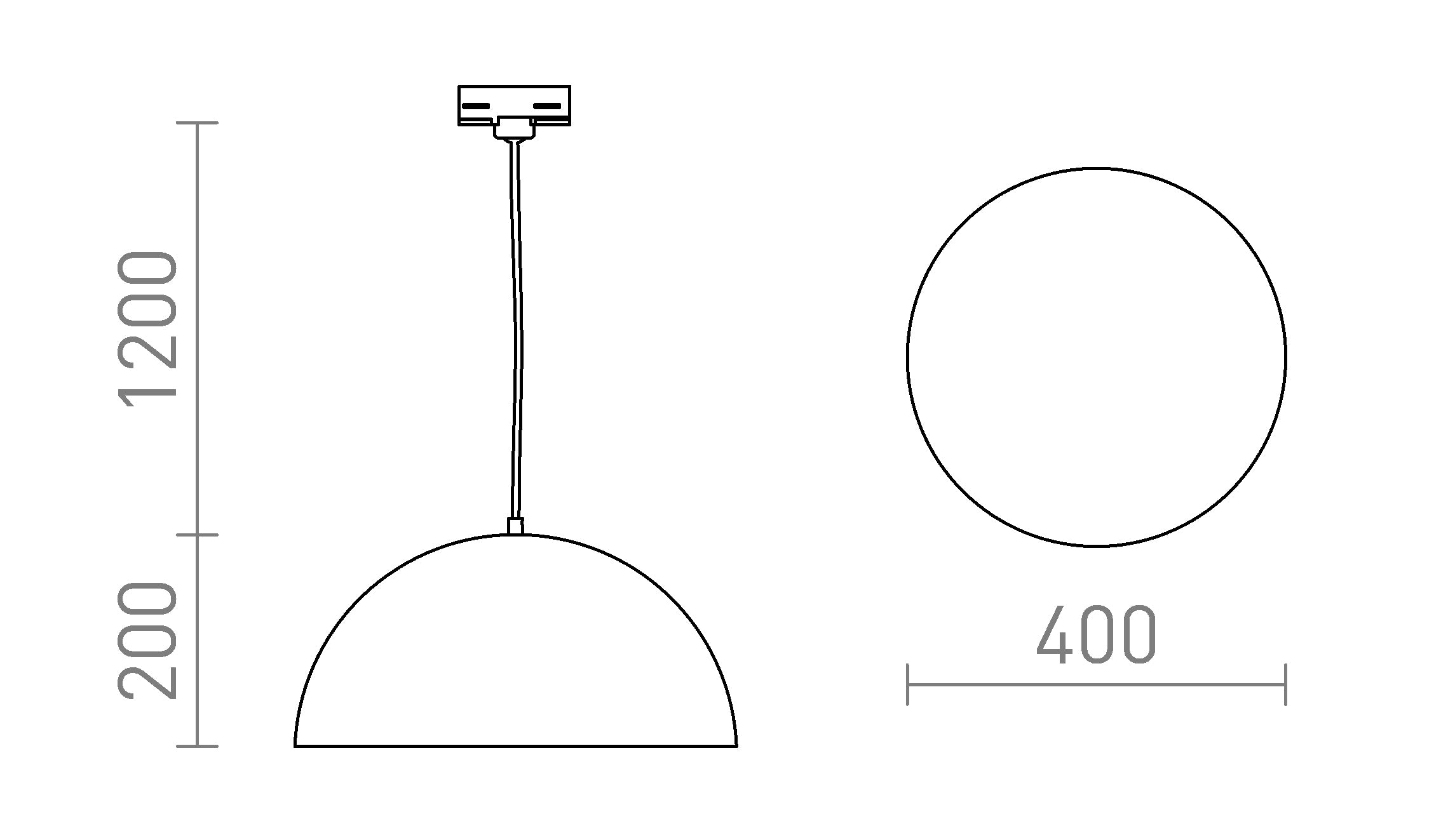 GLADYS 40 FOR 3-CIRCUIT TRACKS - Product sketch