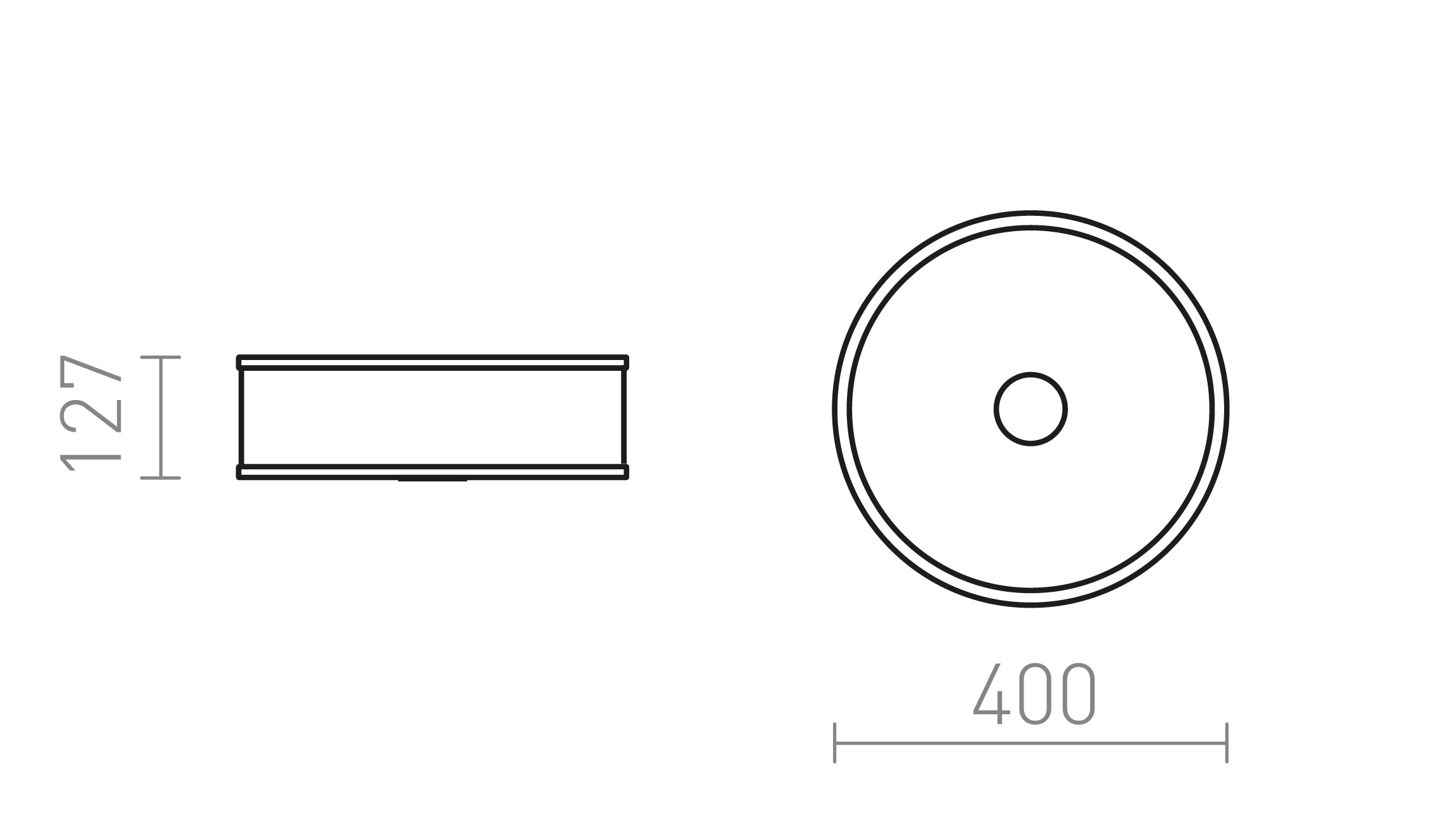CASSABLANCA LED CEILING - Product sketch