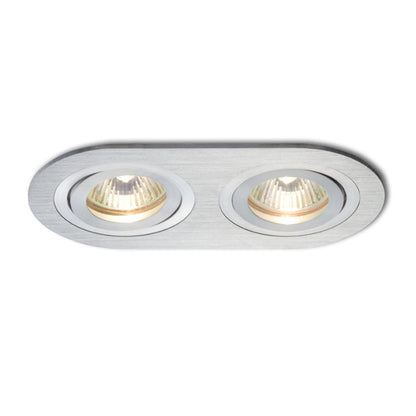 RENDL Outlet BIZZ II directional brushed aluminum 12V GU5,3 2x50W R10189 6