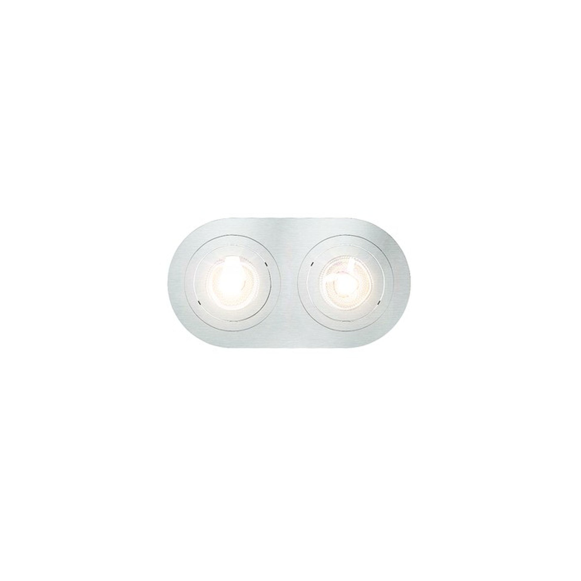 RENDL Outlet BIZZ II directional brushed aluminum 12V GU5,3 2x50W R10189 7