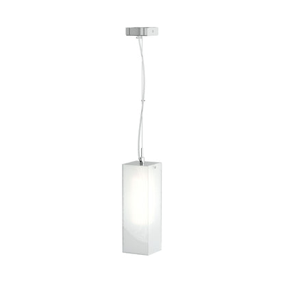 RENDL Outlet LUCIA 30x10 pendant  satinated glass/chrome 230V LED E27 15W R10627 8