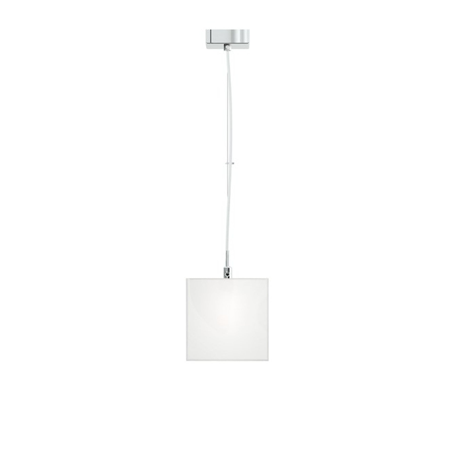 RENDL Outlet LUCIA 15x15 pendant  satinated glass/chrome 230V LED G9 5W R10628 2