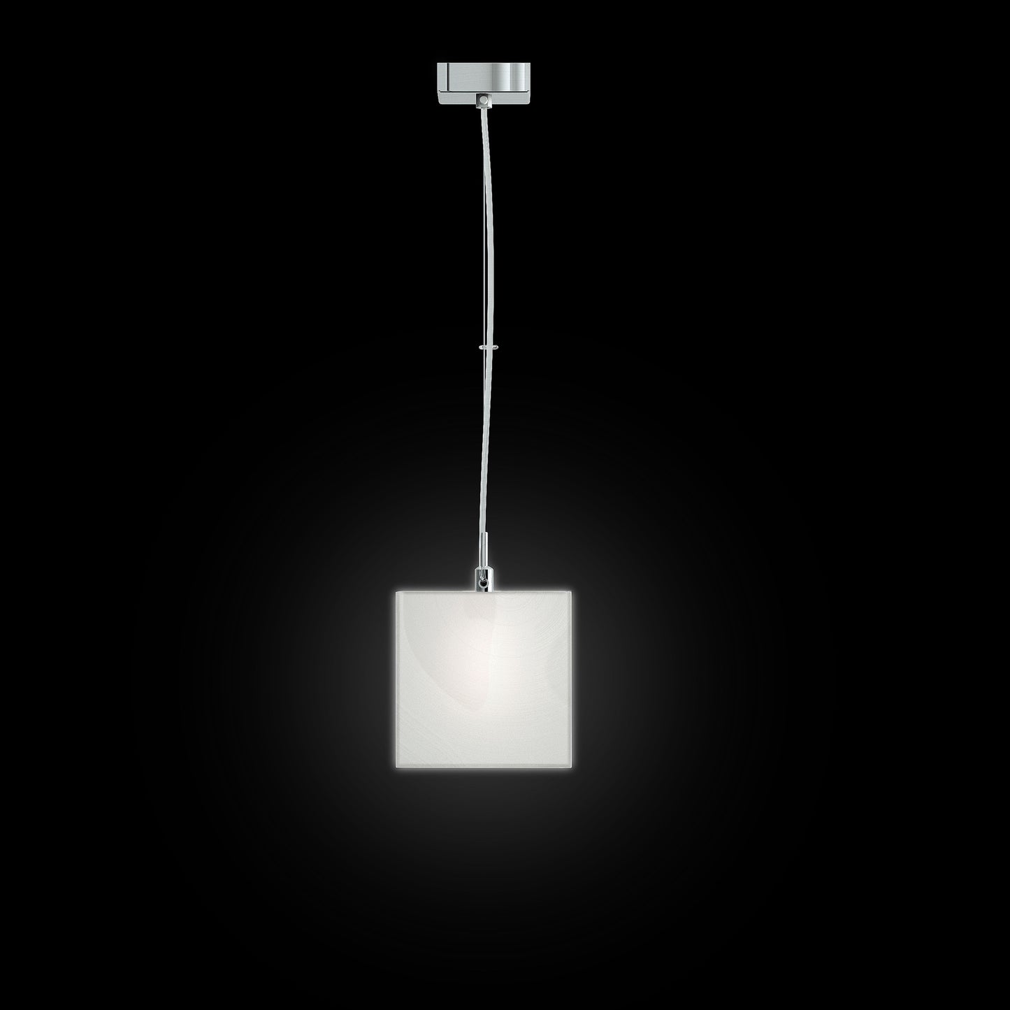 RENDL Outlet LUCIA 15x15 pendant  satinated glass/chrome 230V LED G9 5W R10628 6