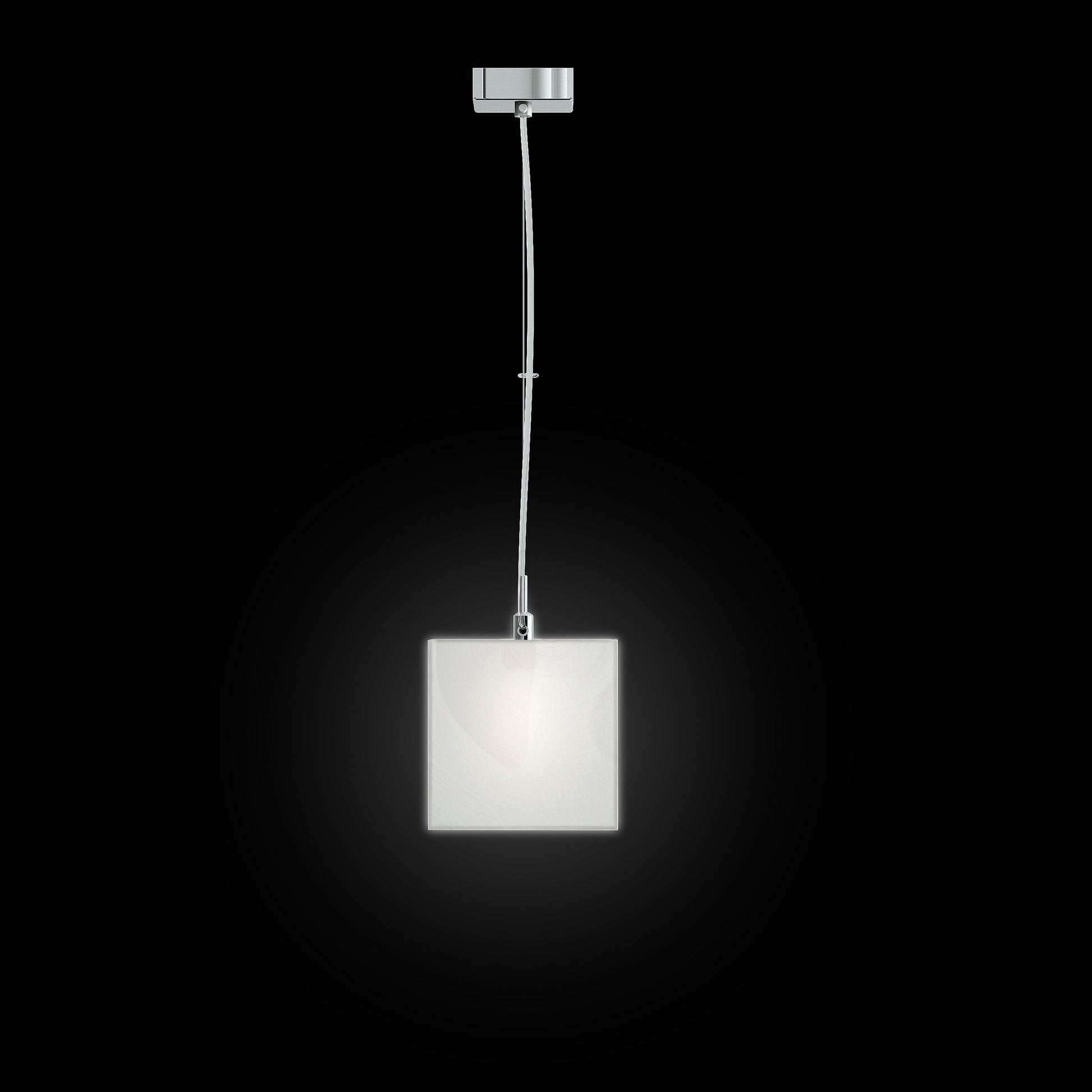 RENDL Outlet LUCIA 15x15 pendant  satinated glass/chrome 230V LED G9 5W R10628 6