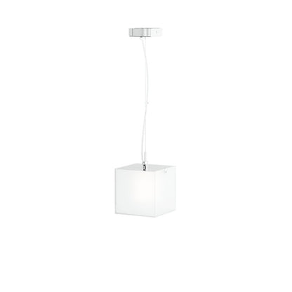 RENDL Outlet LUCIA 15x15 pendant  satinated glass/chrome 230V LED G9 5W R10628 7