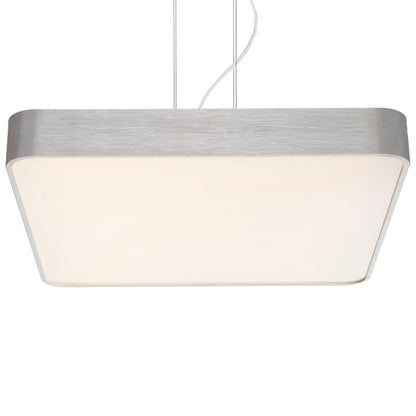 RENDL pendant lamp MENSA SQ 48 pendant  brushed aluminum 230V LED 56W  3000K R11292 2