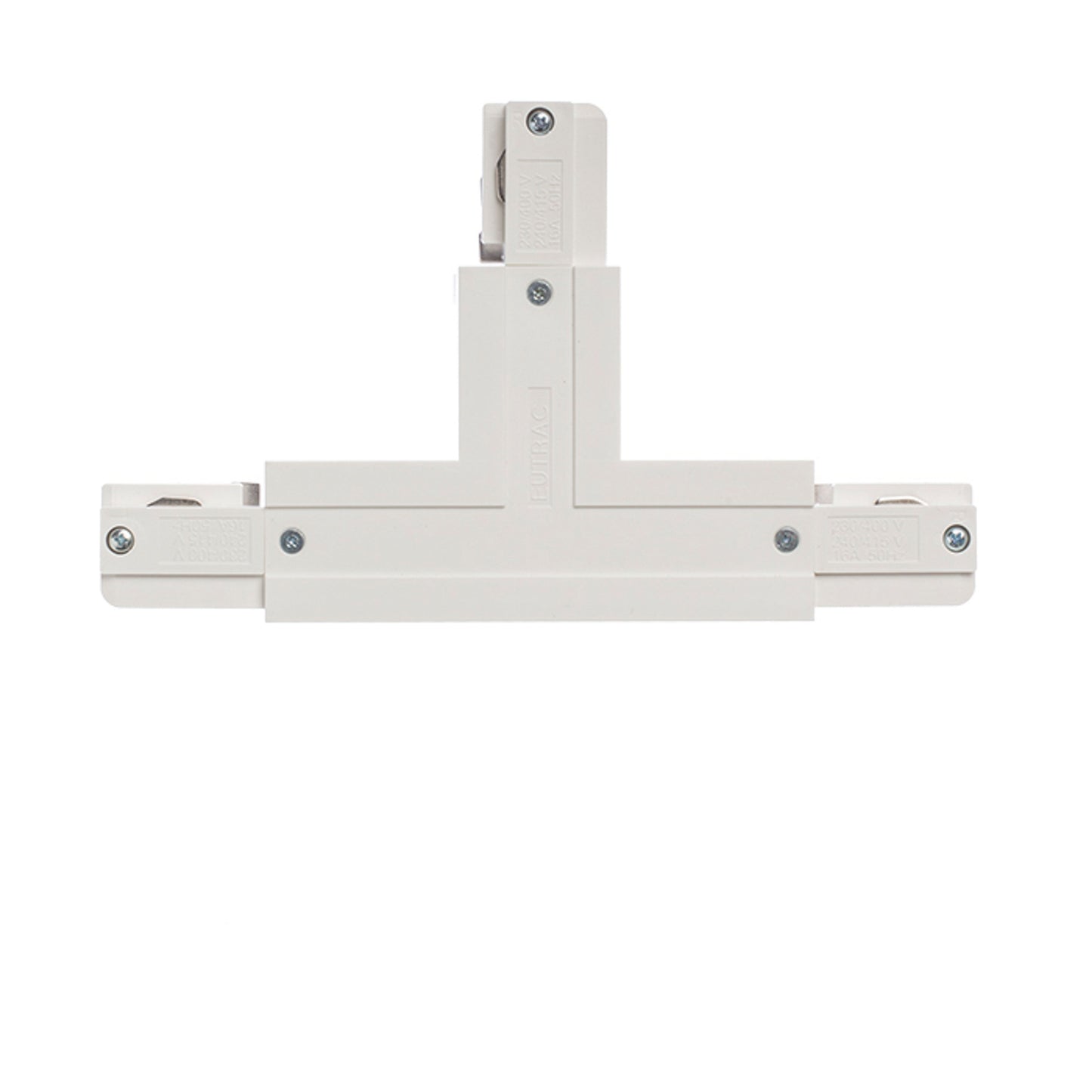 RENDL 3-circuit track system EUTRAC T connector, polarity left white 230V  R11335 2