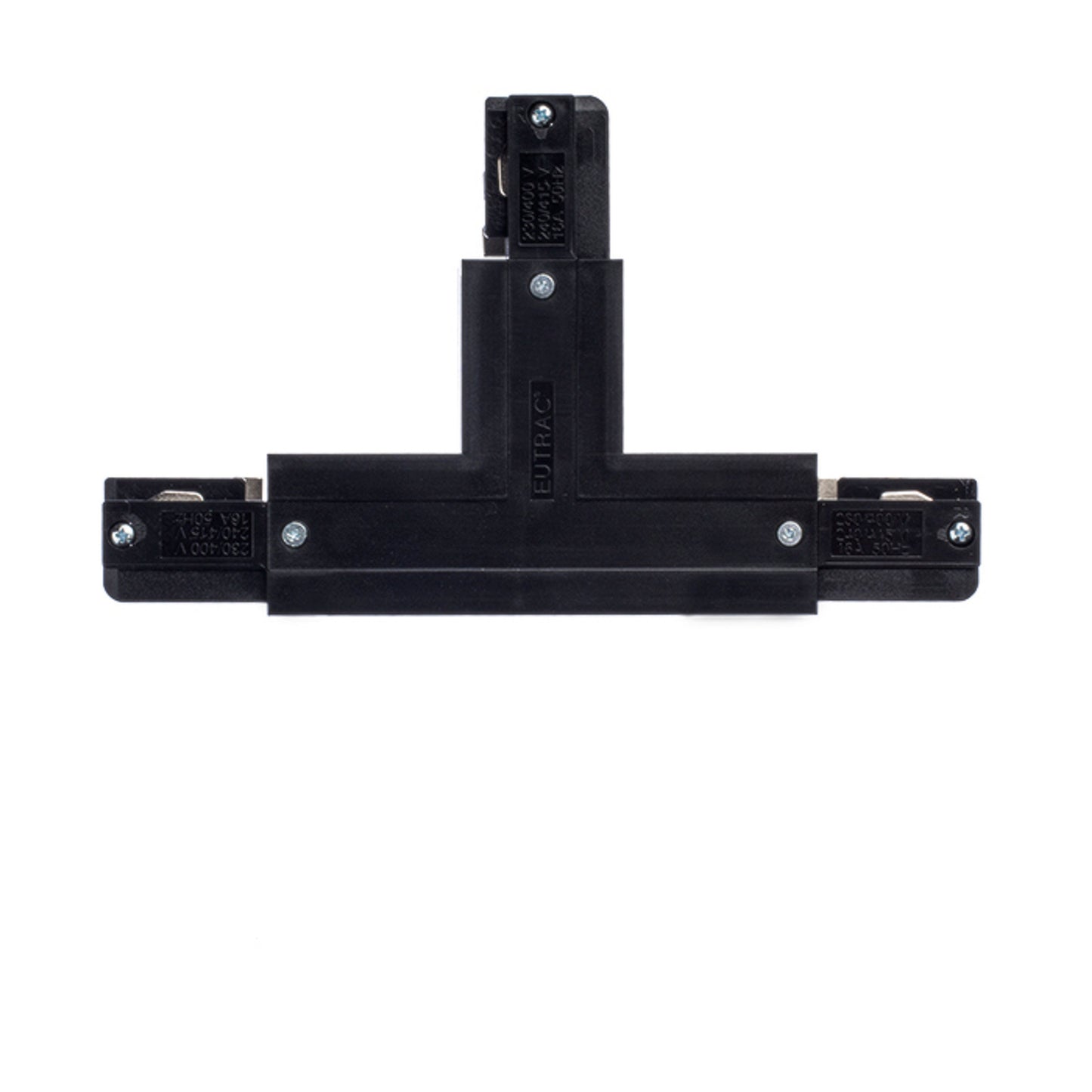RENDL 3-circuit track system EUTRAC T connector, polarity left black 230V  R11336 3