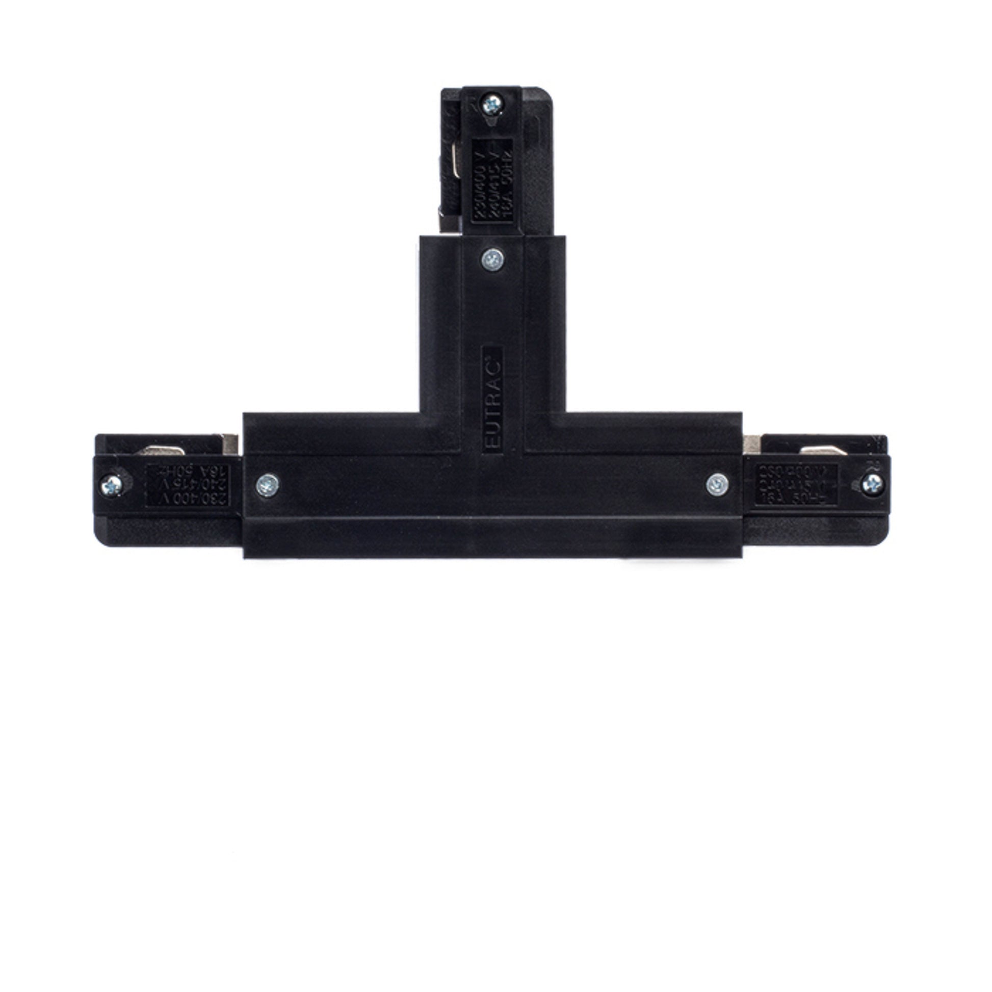RENDL 3-circuit track system EUTRAC T connector, polarity left black 230V  R11336 3