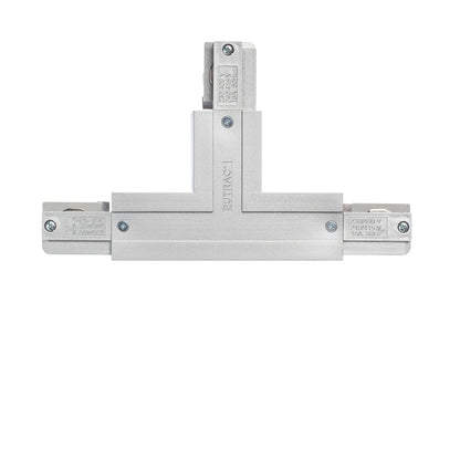 RENDL 3-circuit track system EUTRAC T connector, polarity left silver grey 230V  R11337 2