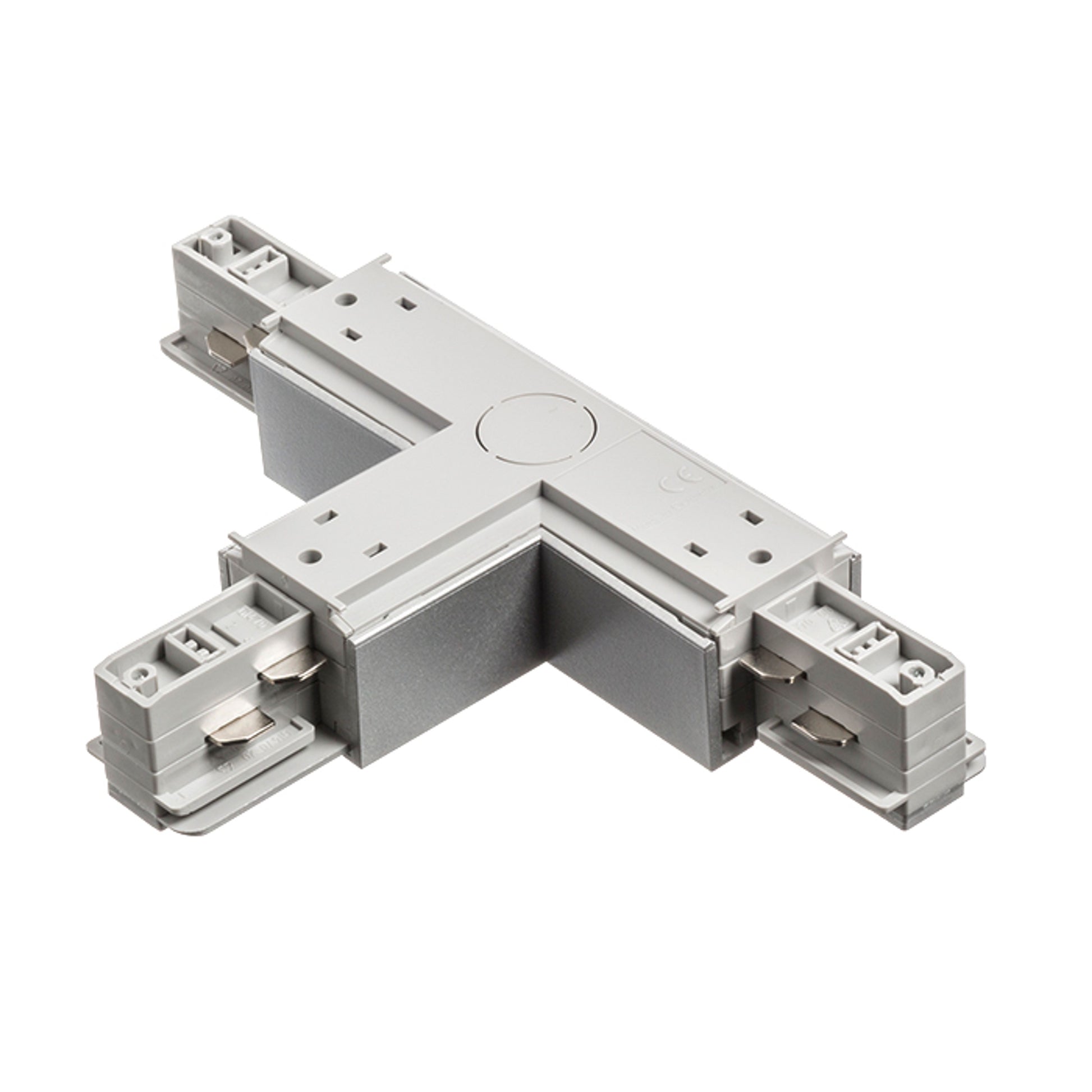 RENDL 3-circuit track system EUTRAC T connector, polarity left silver grey 230V  R11337 3
