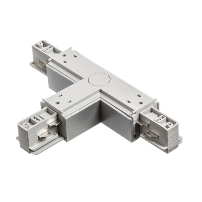 RENDL 3-circuit track system EUTRAC T connector, polarity left silver grey 230V  R11337 3