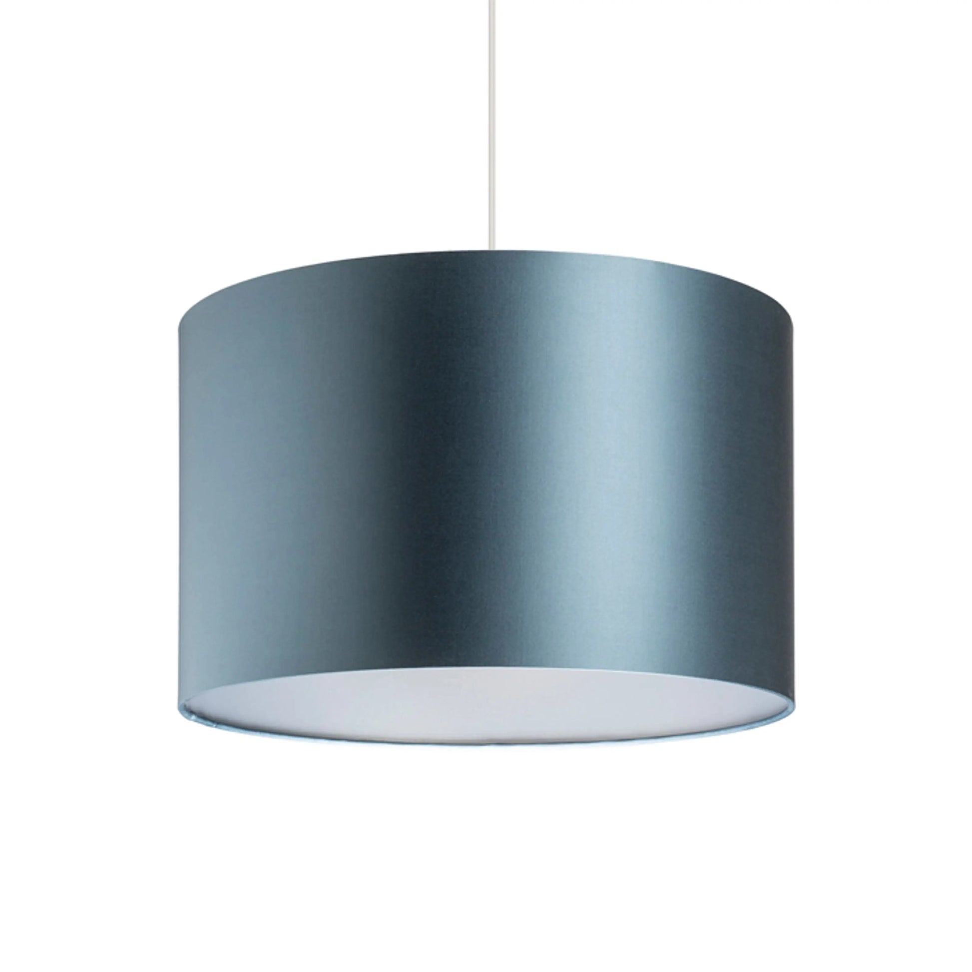 RENDL shades, shade bases, pendent sets RON 40/25 shade  Monaco petrol blue/silver PVC  max. 23W R11576 1