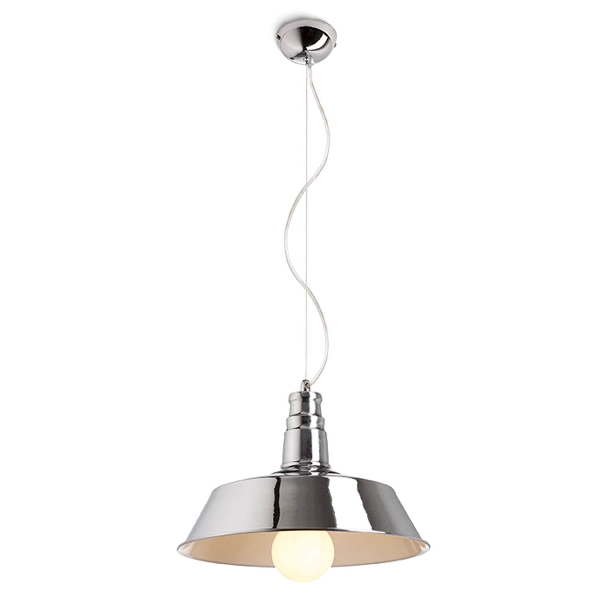 RENDL Outlet GOLDIE 36 pendant  chrome 230V LED E27 30W R11687 1