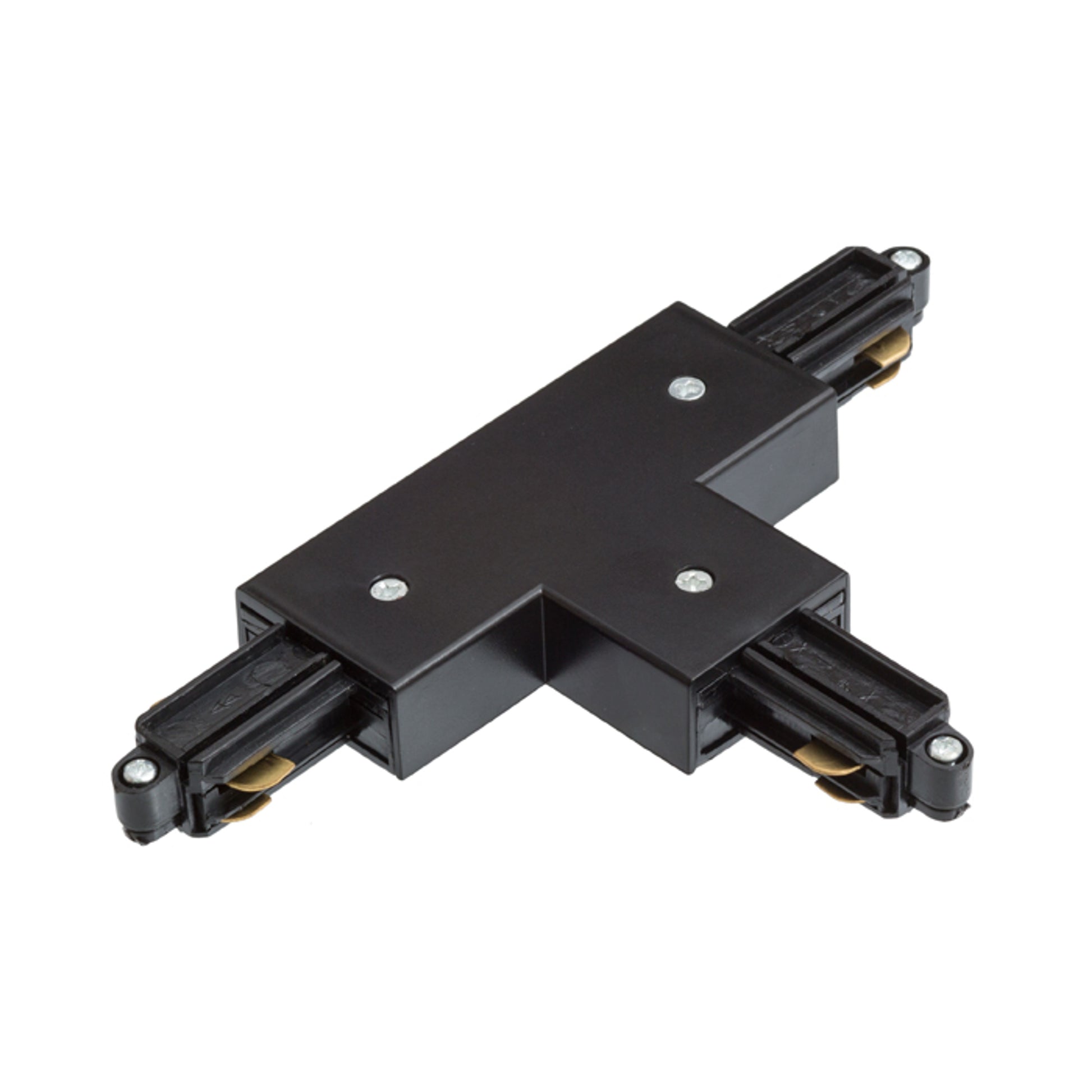 RENDL 1-circuit track system 1F T connector, polarity right black 230V  R12276 1