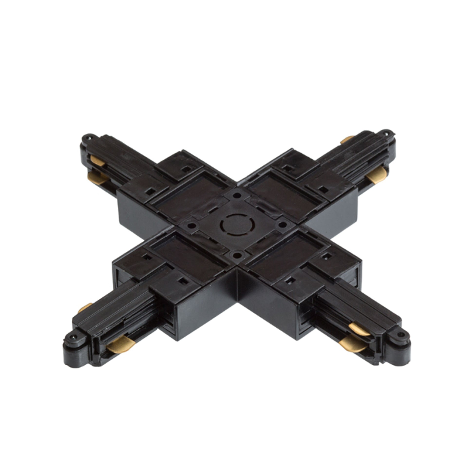 RENDL 1-circuit track system 1F X connector black 230V  R12279 2