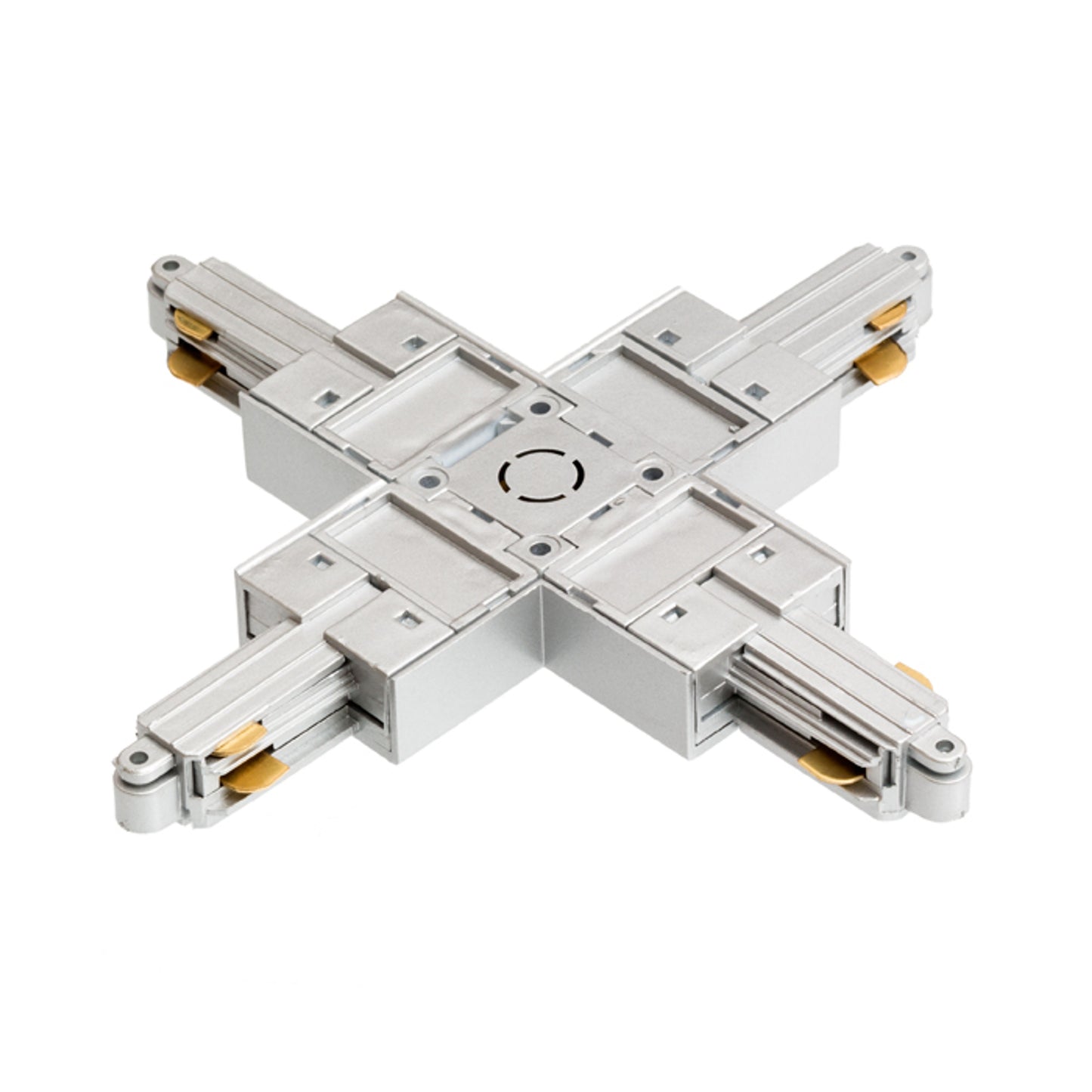 RENDL 1-circuit track system 1F X connector silver grey  230V  R12280 2