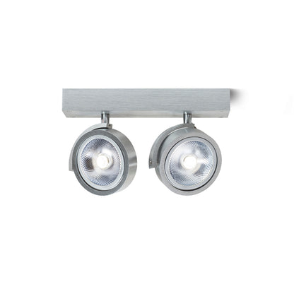 RENDL Outlet KELLY II wall  brushed aluminum 230V LED G53 2x15W R12328 2