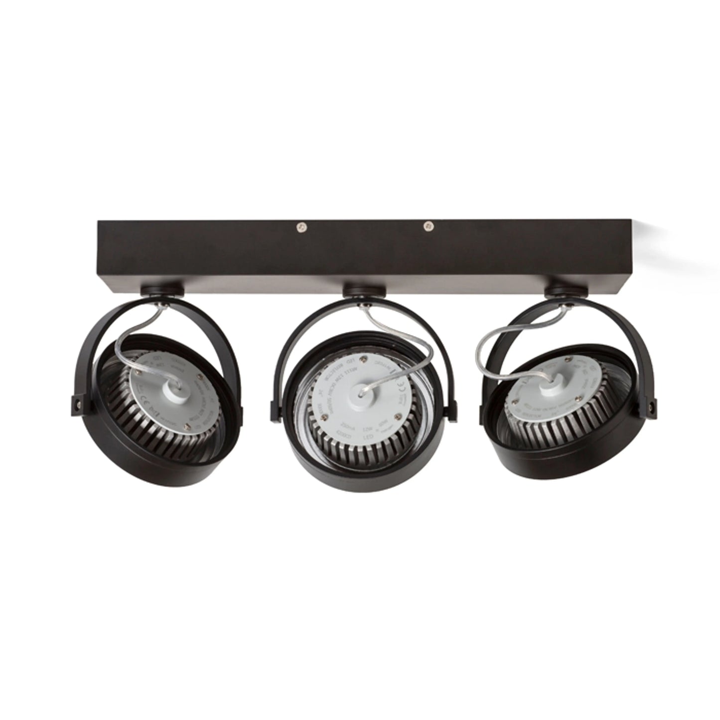RENDL spotlight KELLY LED III wall black 230V LED 3x12W 24° 3000K R12337 2