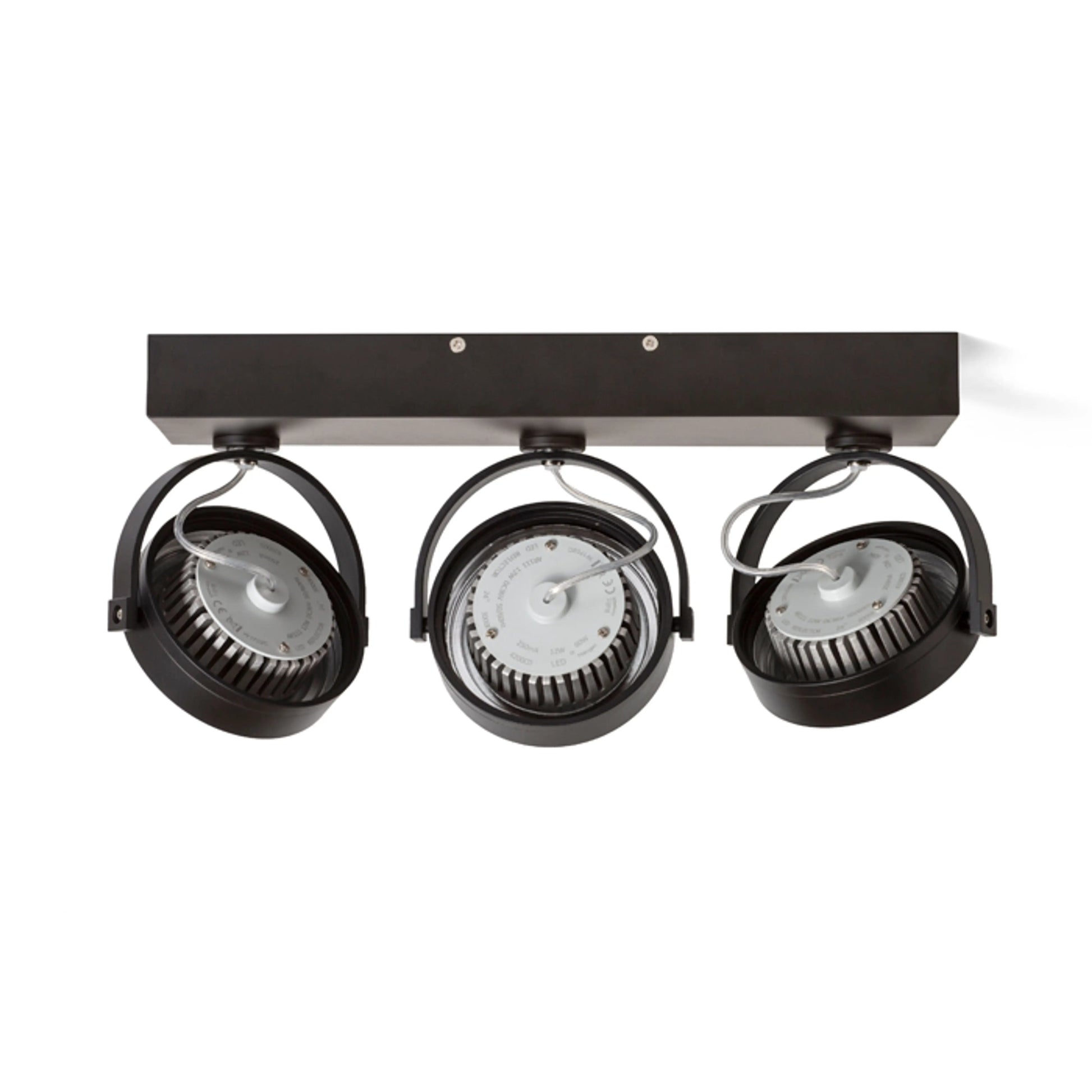 RENDL spotlight KELLY LED III wall black 230V LED 3x12W 24° 3000K R12337 2