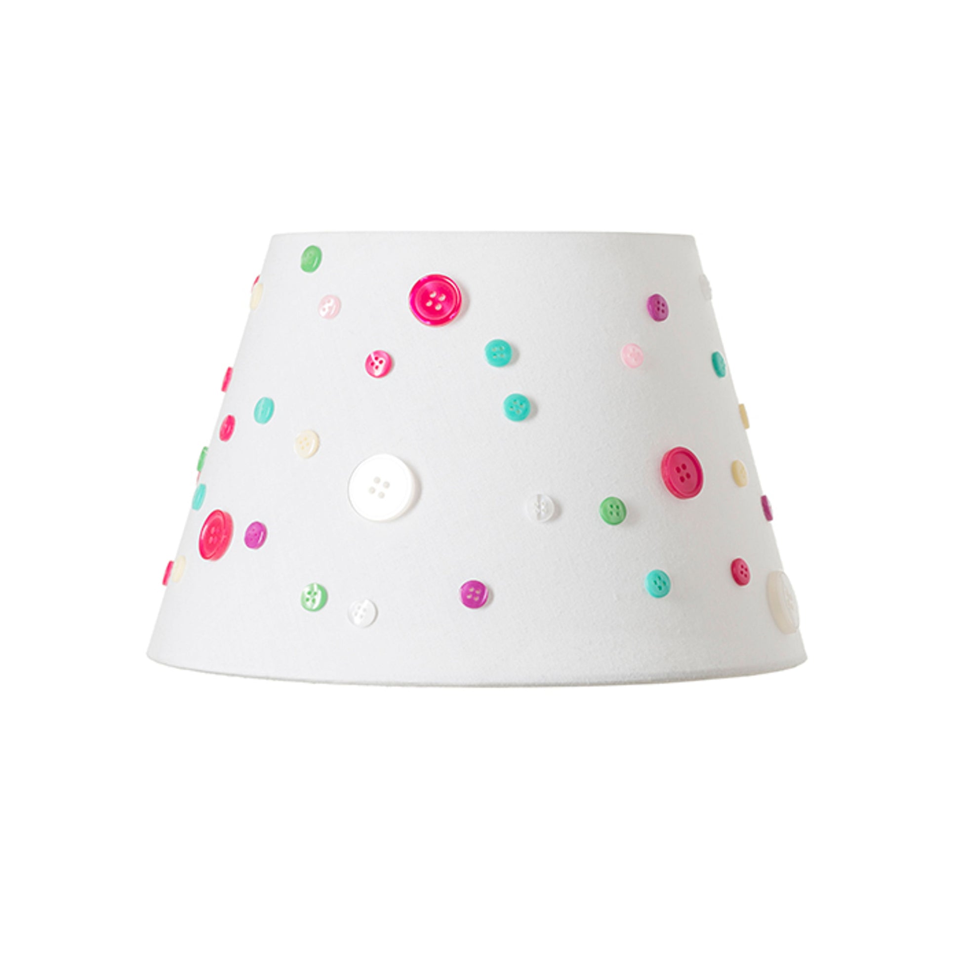 RENDL shades, shade bases, pendent sets DELISA 25/16 shade white buttons  max. 28W R12388 6