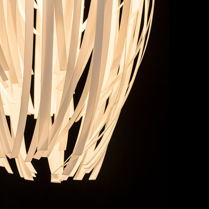 RENDL Outlet ZALA pendant white PVC/black  230V LED E27 11W R13315 4