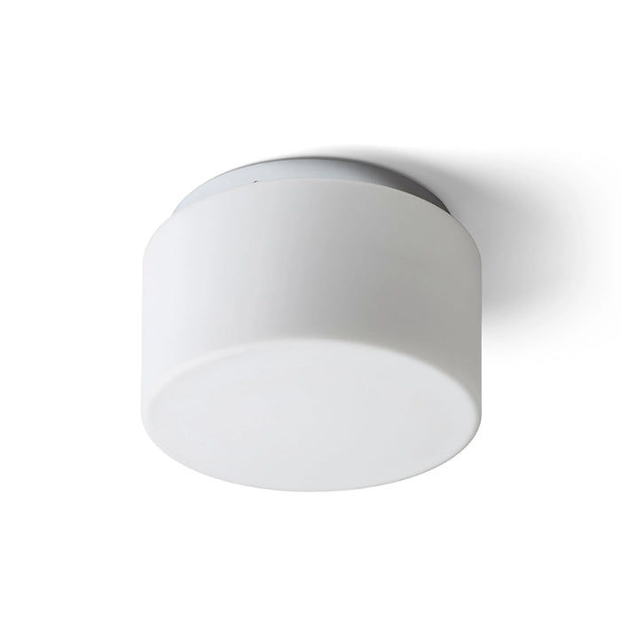 RENDL surface mounted lamp ARANA R 27 ceiling  opal-colored glass/chrome 230V LED E27 15W IP44 R13683 1